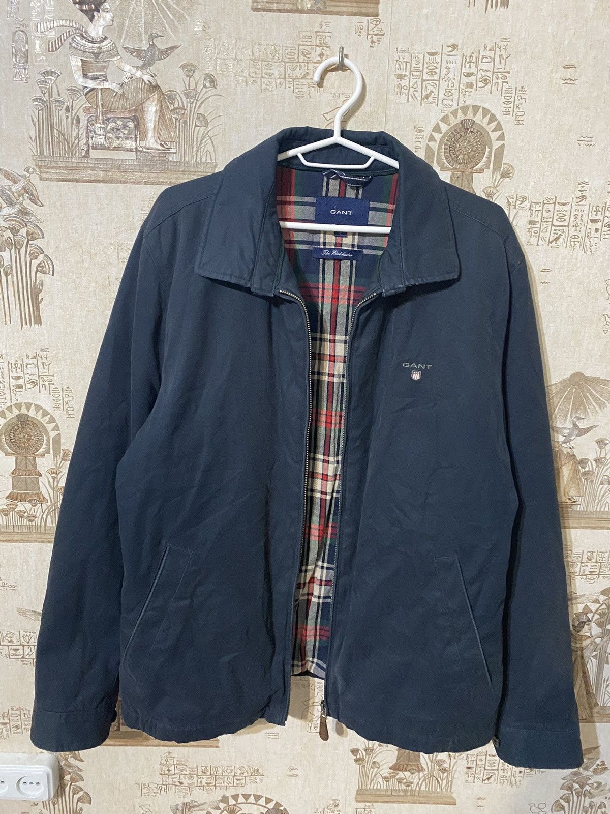 Gant × Vintage Gant The Windcheater Bomber Jacket Full Zip Lined Size US L / EU 52-54 / 3 - 1 Thumbnail