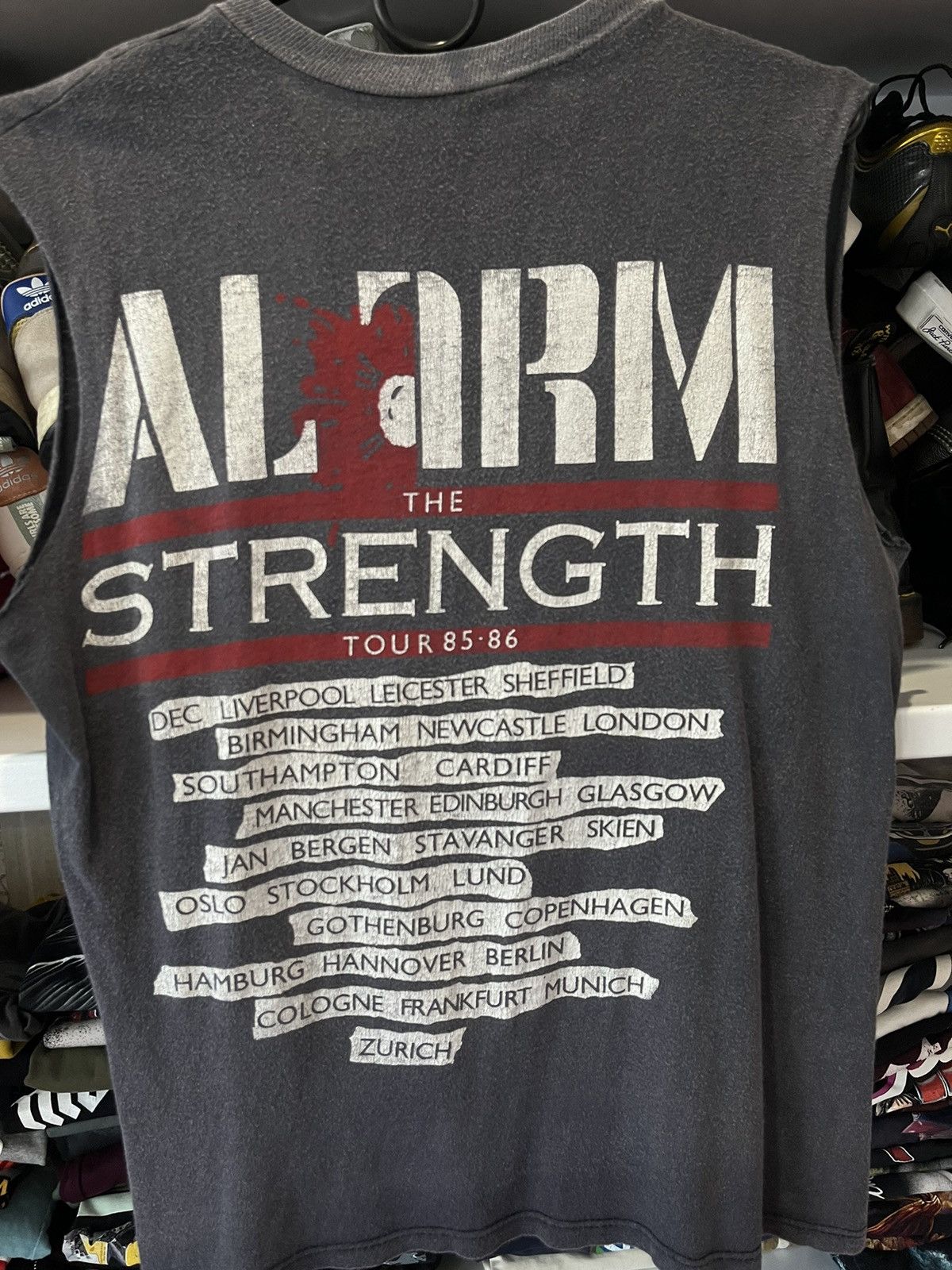 Band Tees RARE Vintage 1986 Alarm Spirit Of '86 In USA Band Tour Shirt Size US S / EU 44-46 / 1 - 4 Thumbnail