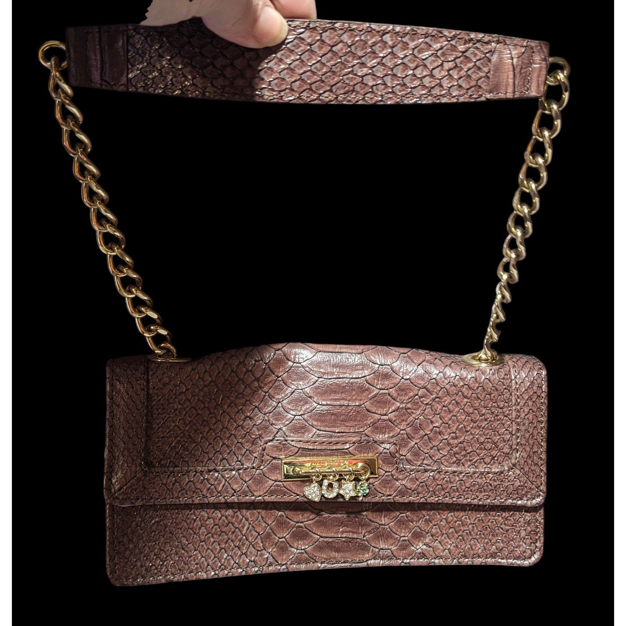 Other Vintage Faux Snake Purse With Charms by Liz Claiborne Size ONE SIZE - 2 Thumbnail