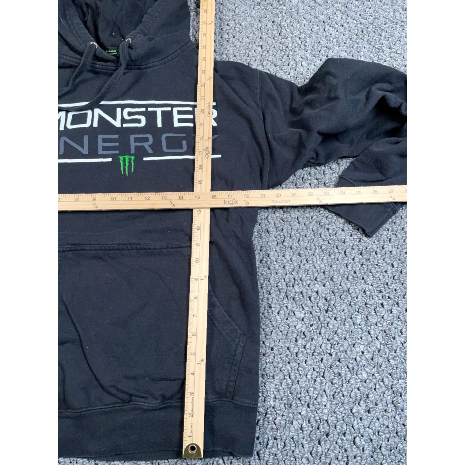 Doublet Monster Energy Hoodie Adult Medium Black Graphic Print Logo Drawstring Pockets Cotton Blend 90s Retro Mens Size US M / EU 48-50 / 2 - 5 Thumbnail