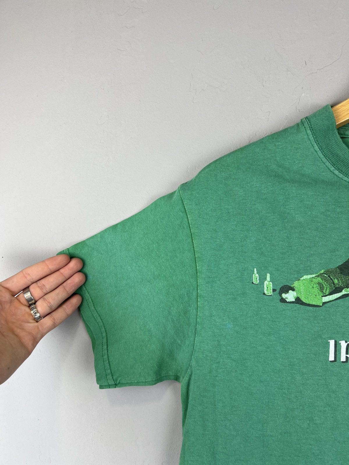 Japanese Brand Vintage faded humor tee Irish Yoga y2k Size US S / EU 44-46 / 1 - 5 Thumbnail