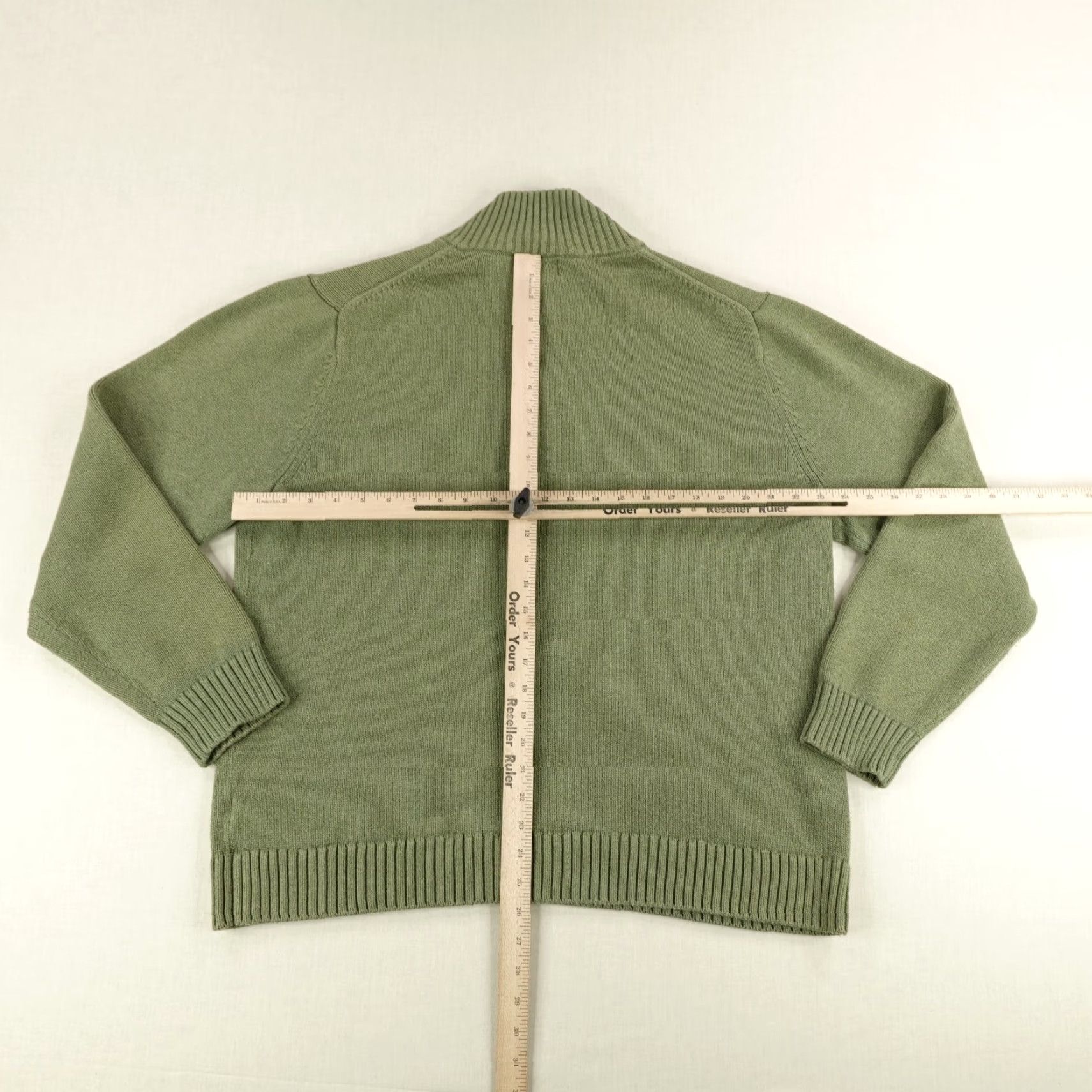 Vintage VINTAGE L.L. Bean Sweater Pullover Heavyweight 1/4 Zip Mock Neck Men XL Green Knit Heavy Casual Outdoor Size US XL / EU 56 / 4 - 6 Thumbnail