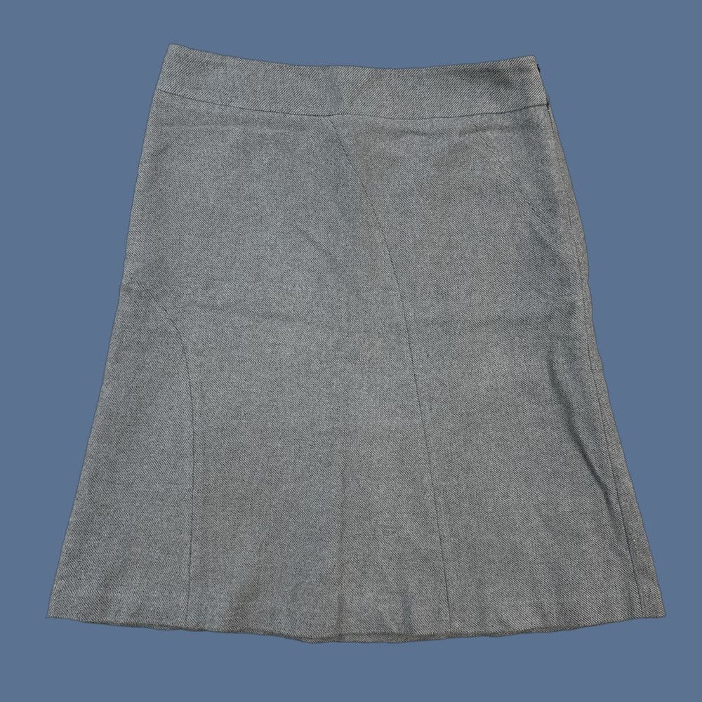 Eddie Bauer Eddie Bauer Skirt Women's 12 Gray Novelty Pattern Wool Blend A-Line Casual NWT Size 34" / US 12 / IT 48 - 1 Thumbnail