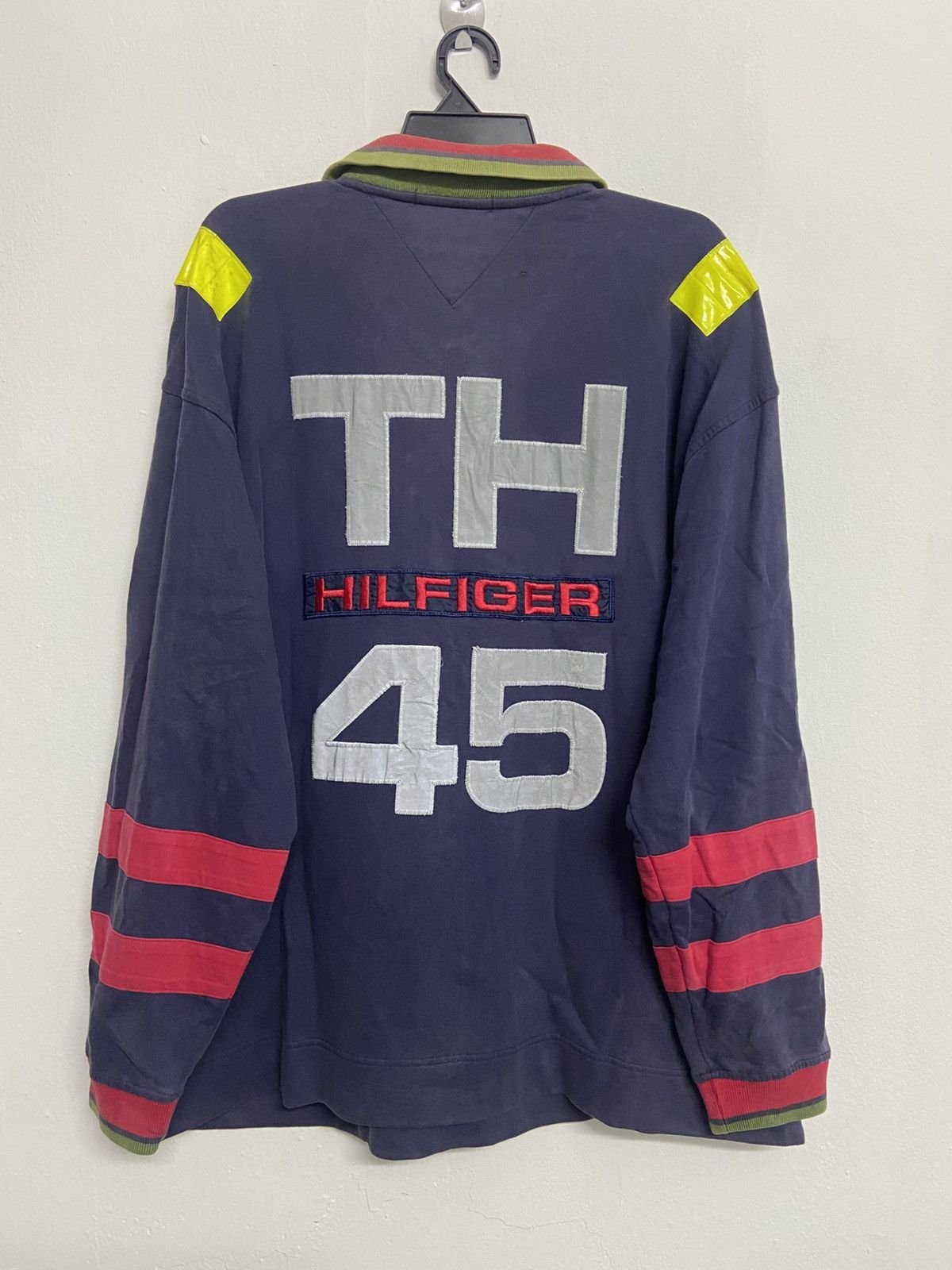 Tommy Hilfiger Tommy Hilfiger Sailing Gear Vintage rugby Shirt Size US XL / EU 56 / 4 - 3 Thumbnail