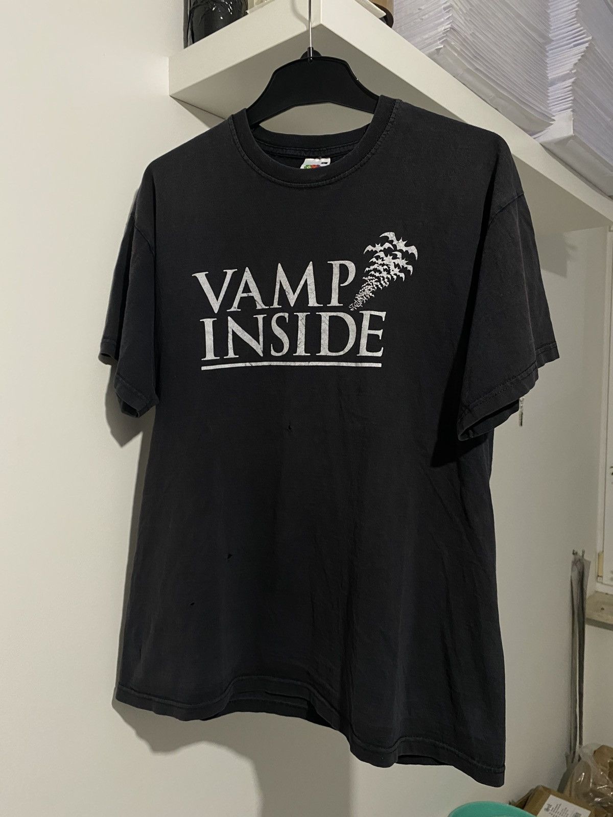Japanese Brand × Playboi Carti × Vintage Vamp Inside L Playboi Carti Tee distressed washed y2k opium Size US L / EU 52-54 / 3 - 3 Thumbnail