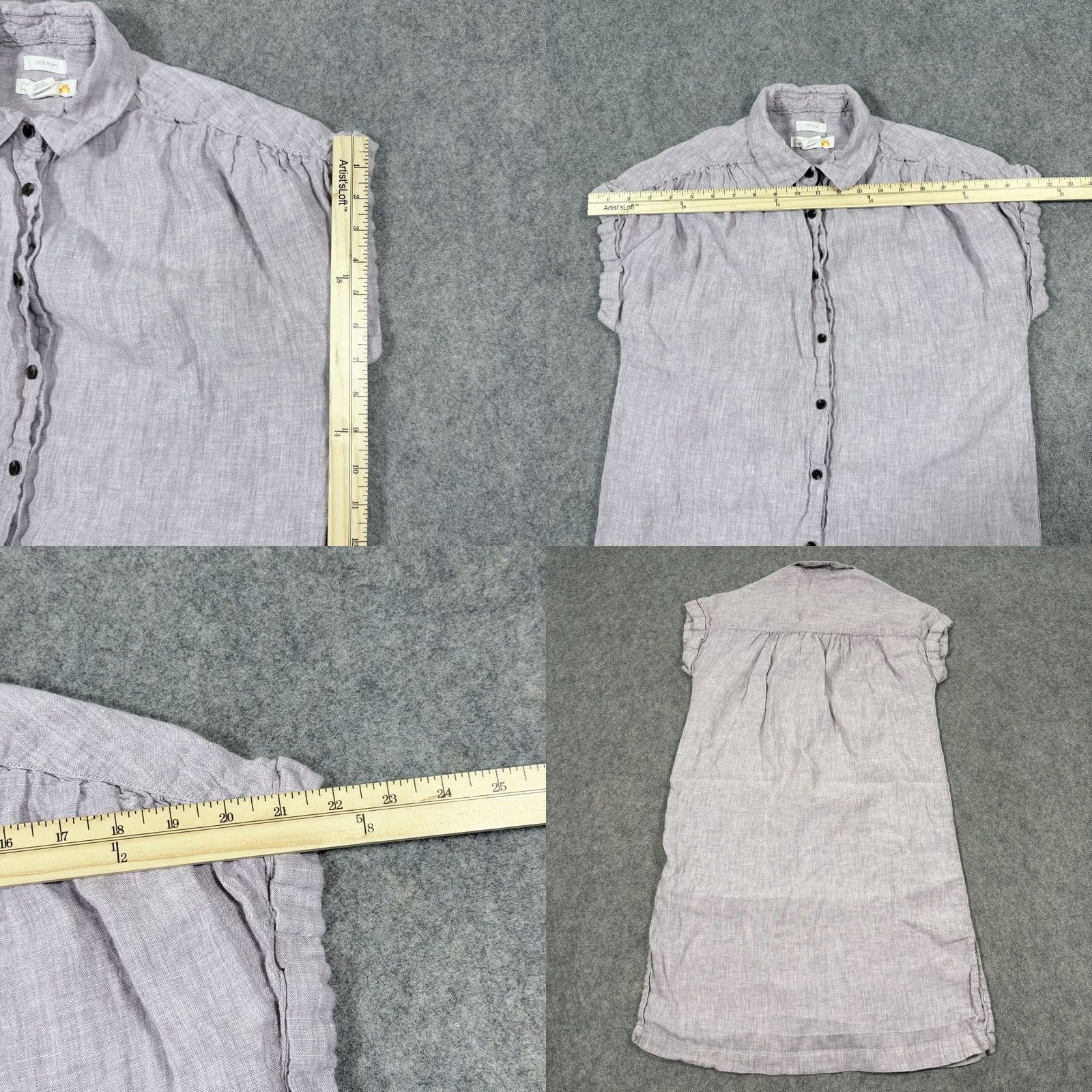 Vintage C&C California Button-Front Midi Casual Shirt Dress Women's Small Gray Shirt Dress Womens Small Gray Vintage No Size S / US 4 / IT 40 - 11 Thumbnail