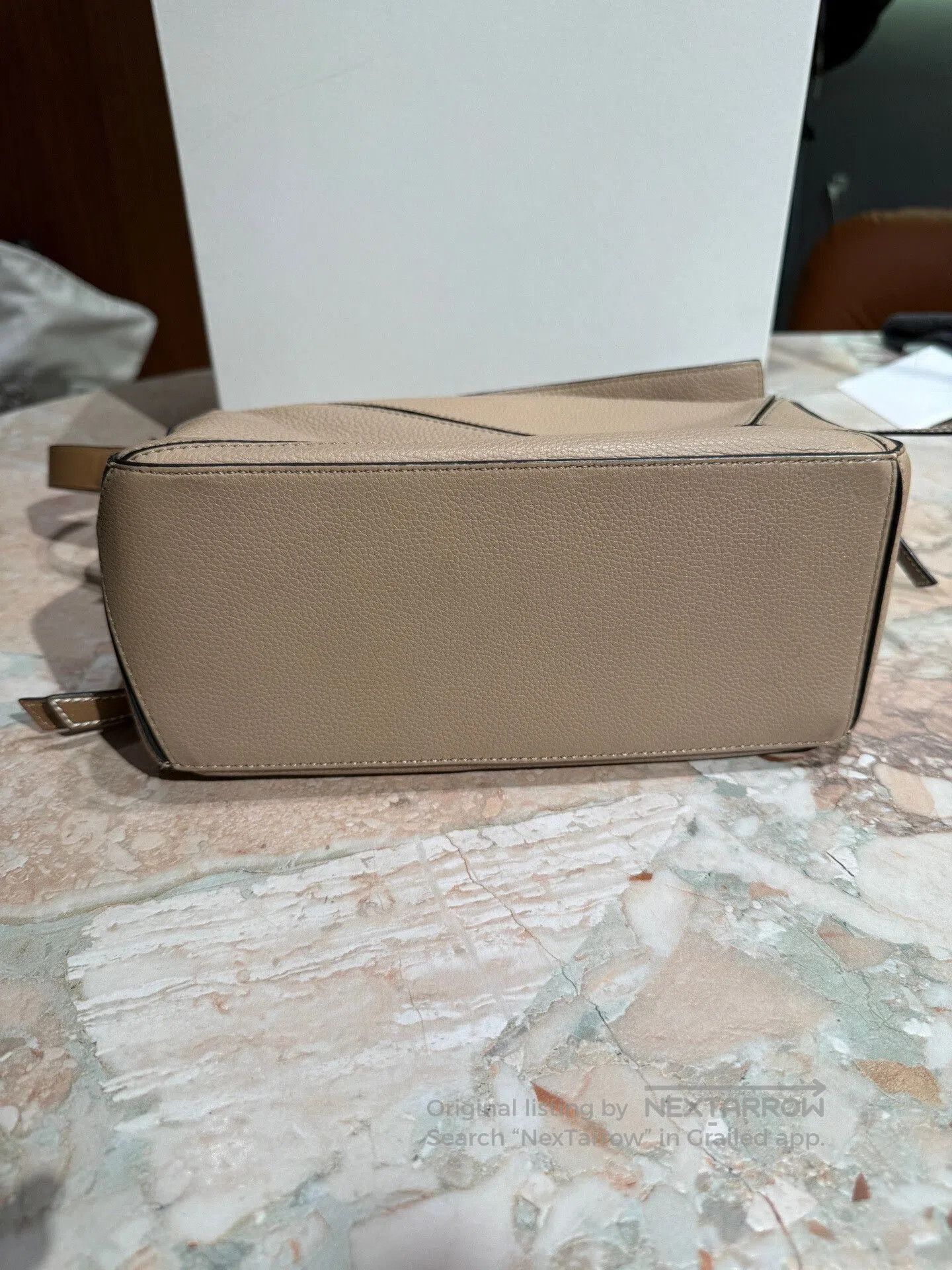 Loewe Loewe Puzzle Small Sand Pebbled Leather. Size ONE SIZE - 6 Thumbnail