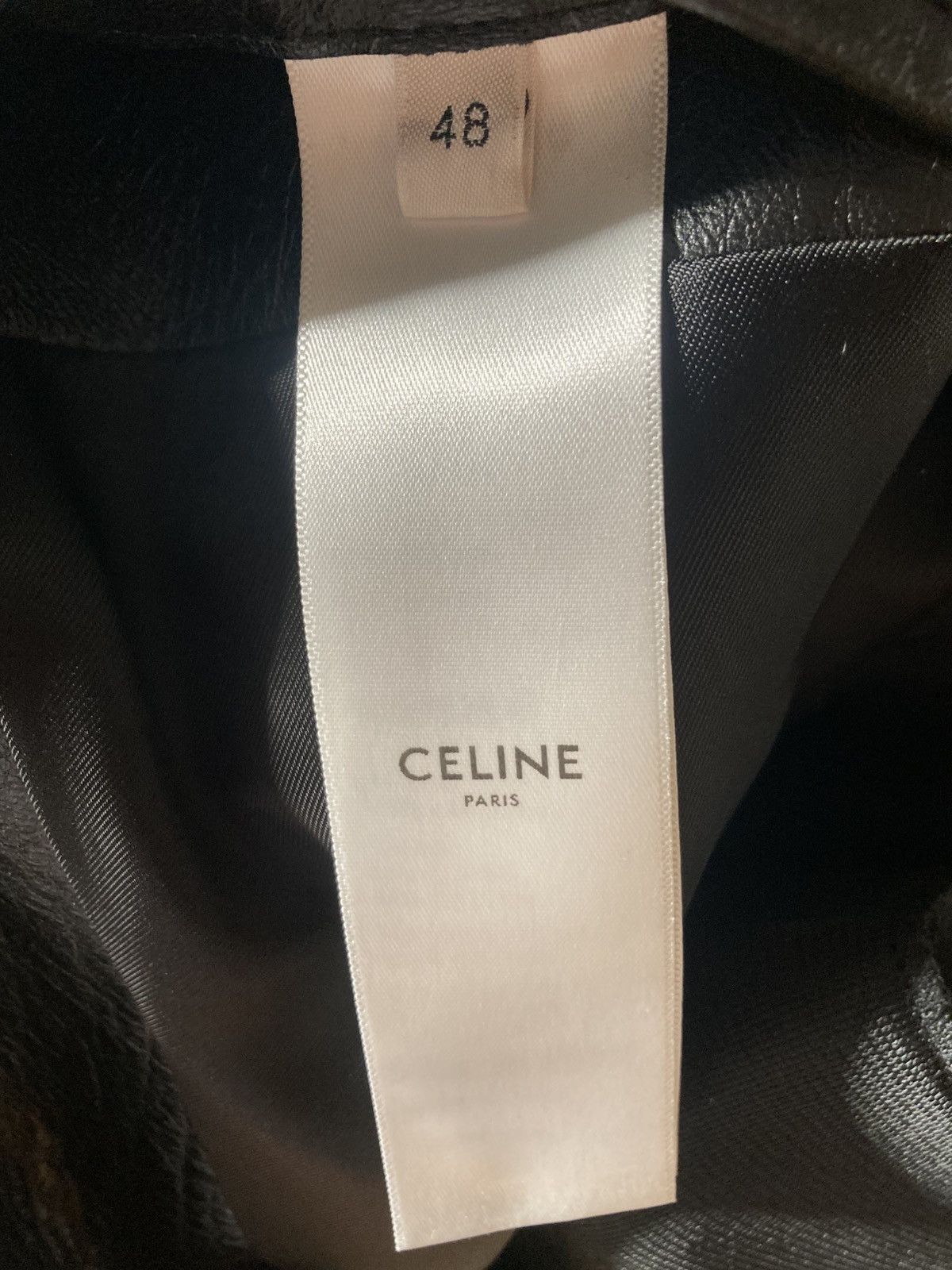 Celine Celine leather Blazer Size US M / EU 48-50 / 2 - 9 Thumbnail