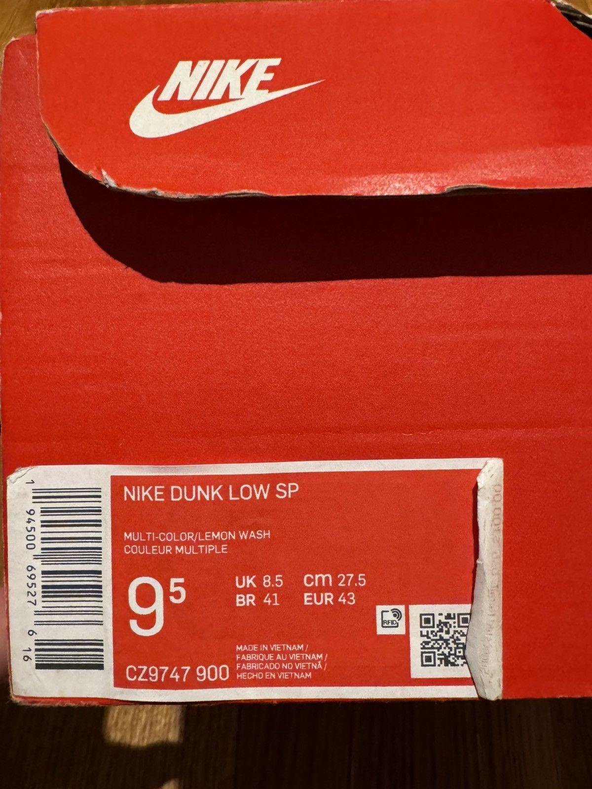 Nike Nike Dunk Low ‘Community Garden’ Size US 9.5 / EU 42-43 - 8 Thumbnail