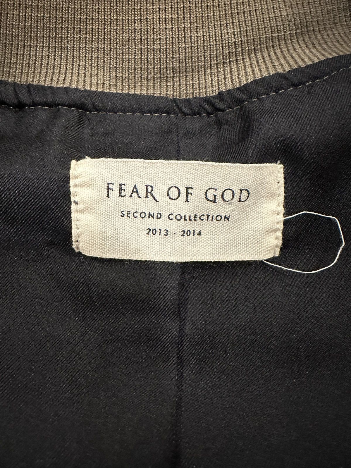 Fear of God Fear of God Second Collection Olive Green Bomber Jacket Size US M / EU 48-50 / 2 - 13 Thumbnail