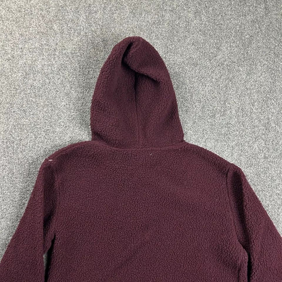 Koolaburra Koolaburra UGG Hoodie Womens Small Burgundy Sherpa Size S / US 4 / IT 40 - 7 Thumbnail