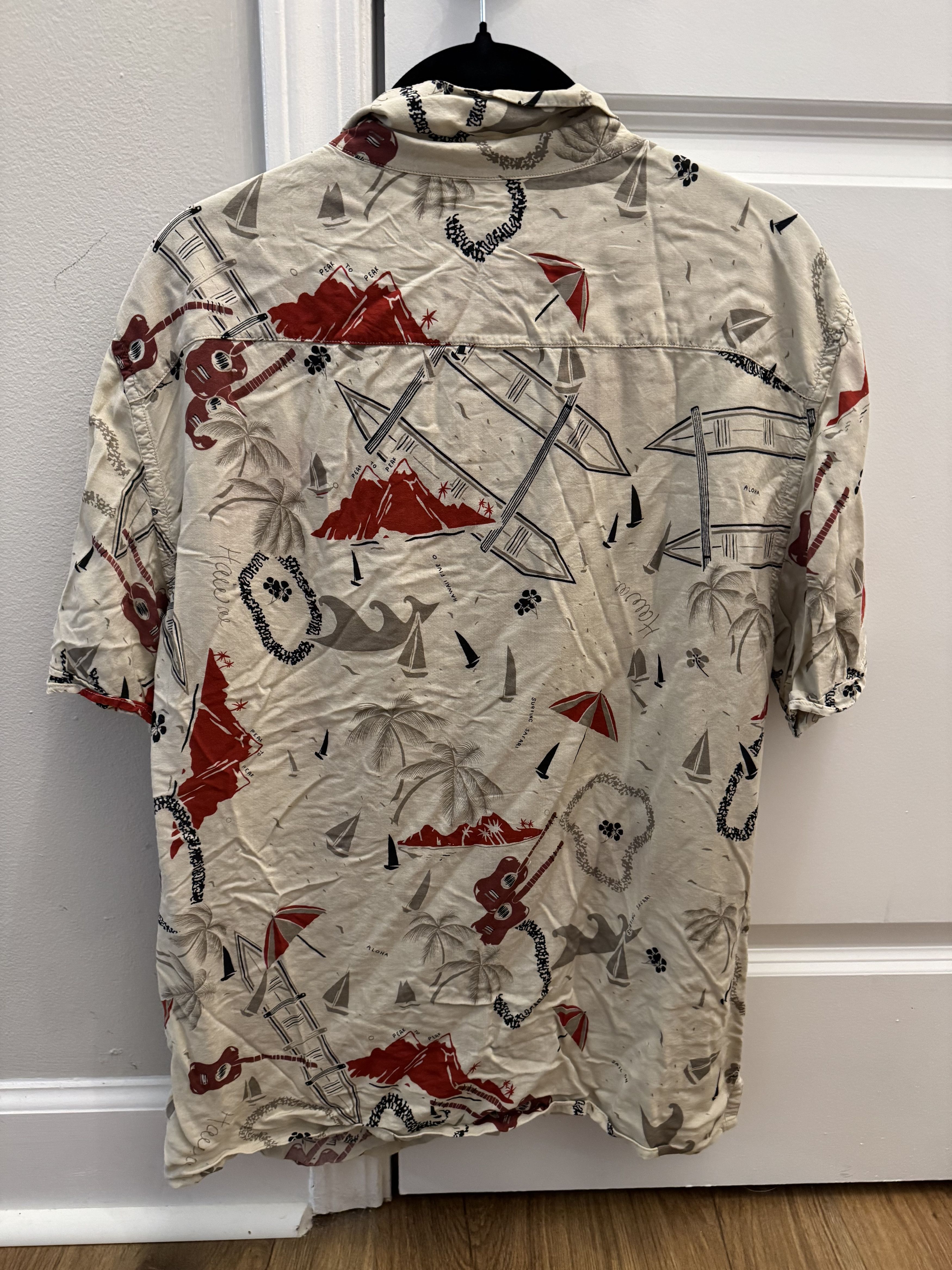 Allsaints All Saints Short Sleeve Button Down Summer Size L Size US L / EU 52-54 / 3 - 3 Thumbnail
