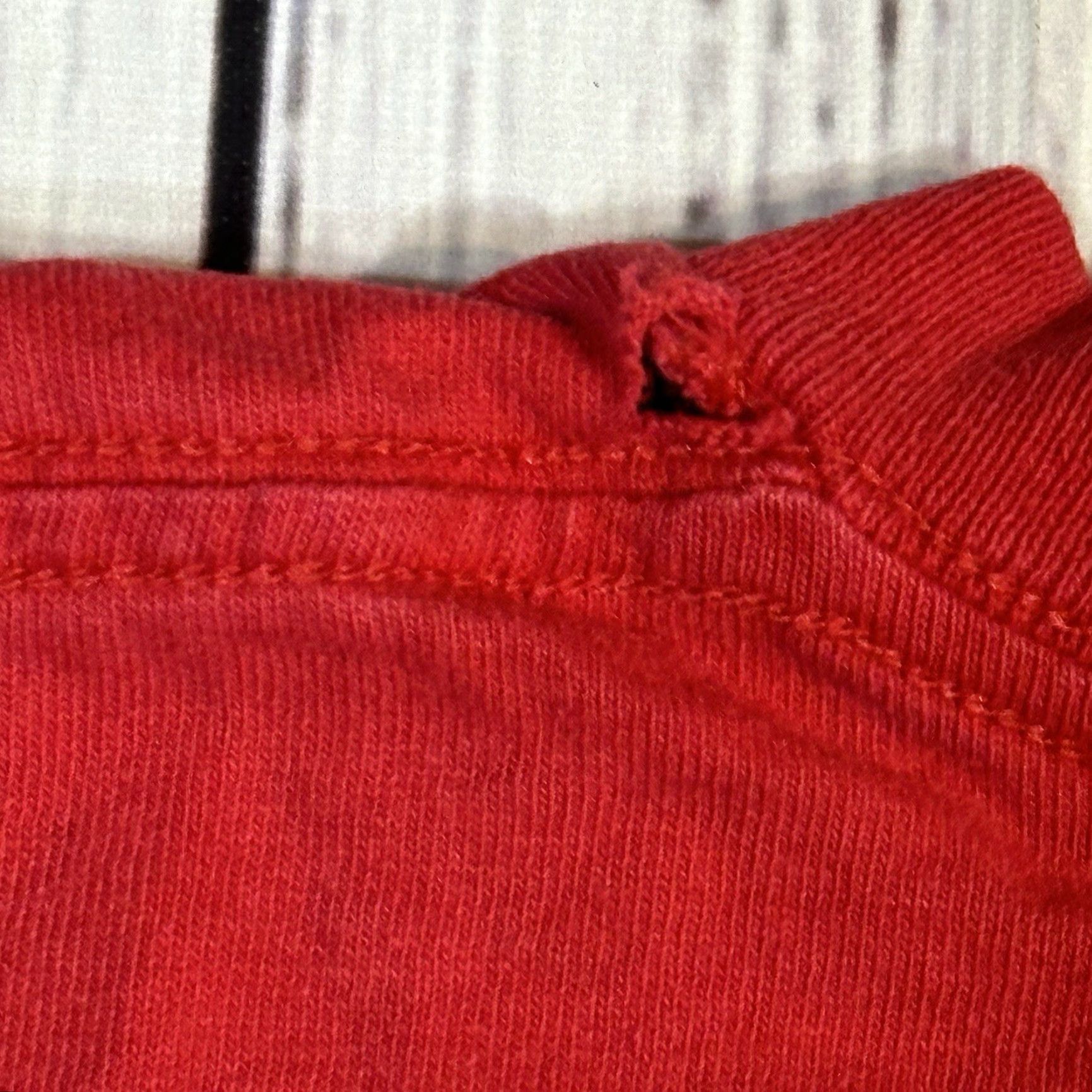 Nike VINTAGE Nike Team Basketball Red Cotton Tee Shirt Mens L Size US L / EU 52-54 / 3 - 6 Thumbnail