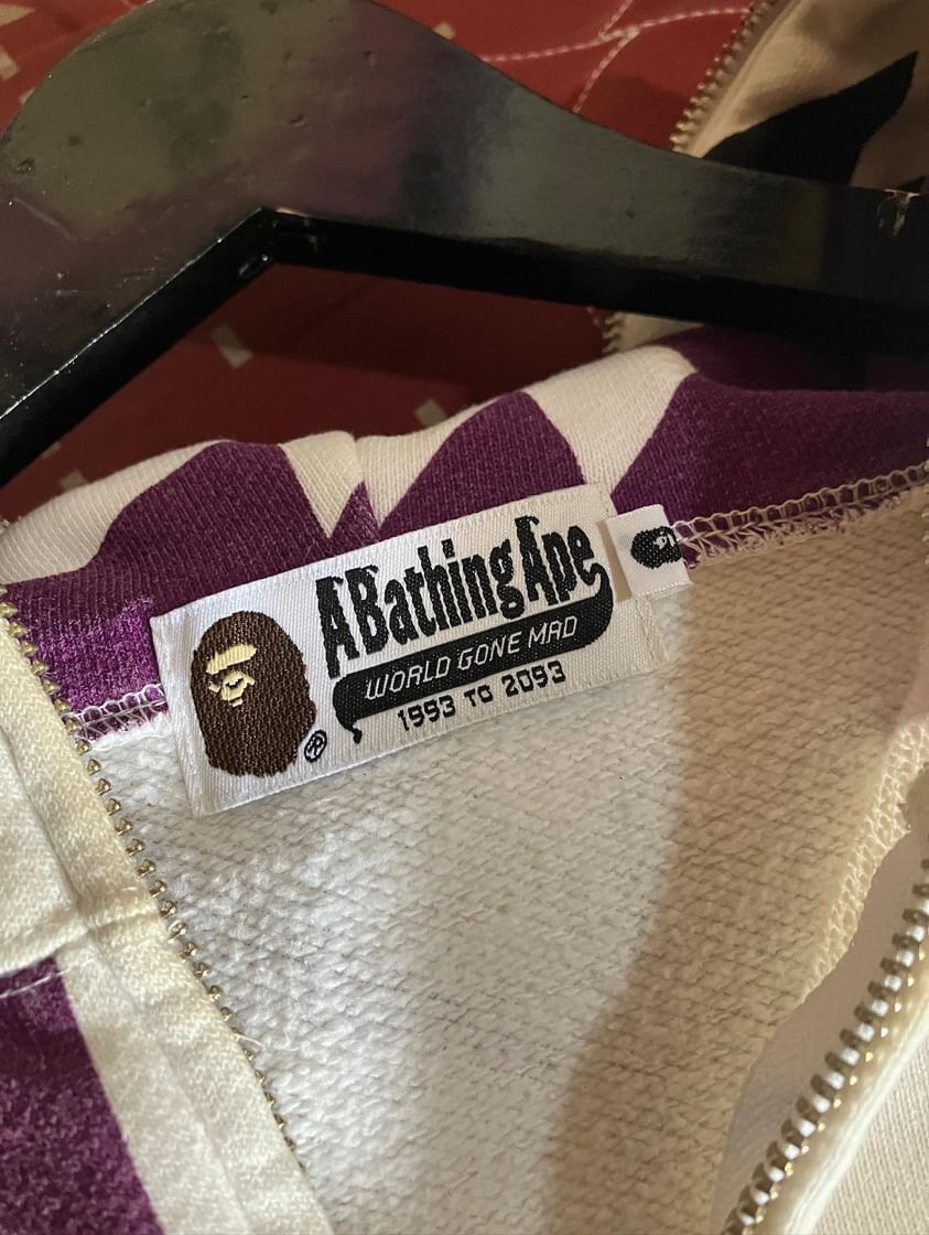 Bape Bape Hong Kong Sta Pattern Full Zip Hoodie Size US M / EU 48-50 / 2 - 7 Thumbnail