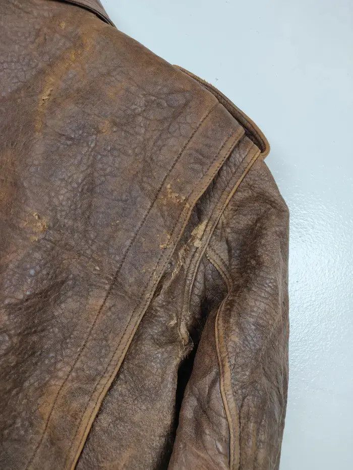 Leather ❤FINAL DROP🔴WIND ARMOR LEATHER HEAVY JACKET Size US M / EU 48-50 / 2 - 10 Thumbnail