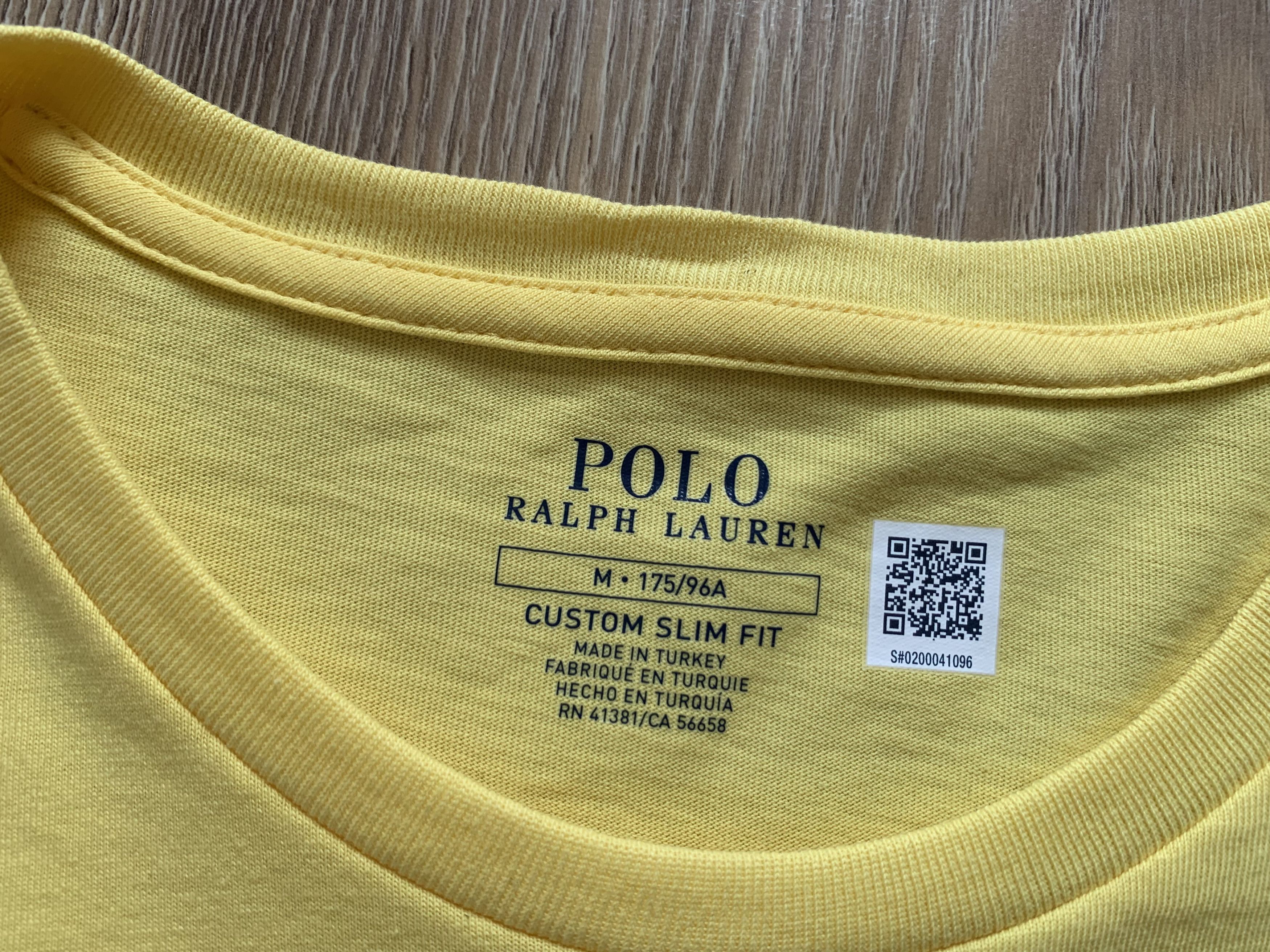 Polo Ralph Lauren × Ralph Lauren Polo Ralph Lauren Custom Slim Fit T Shirt Oasis Yellow Size US M / EU 48-50 / 2 - 5 Thumbnail