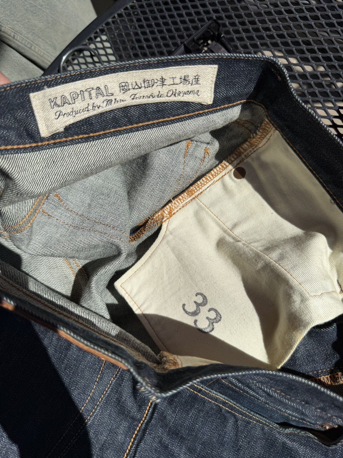 Kapital Kapital Blue Darkwash Denim Size US 33 - 4 Thumbnail