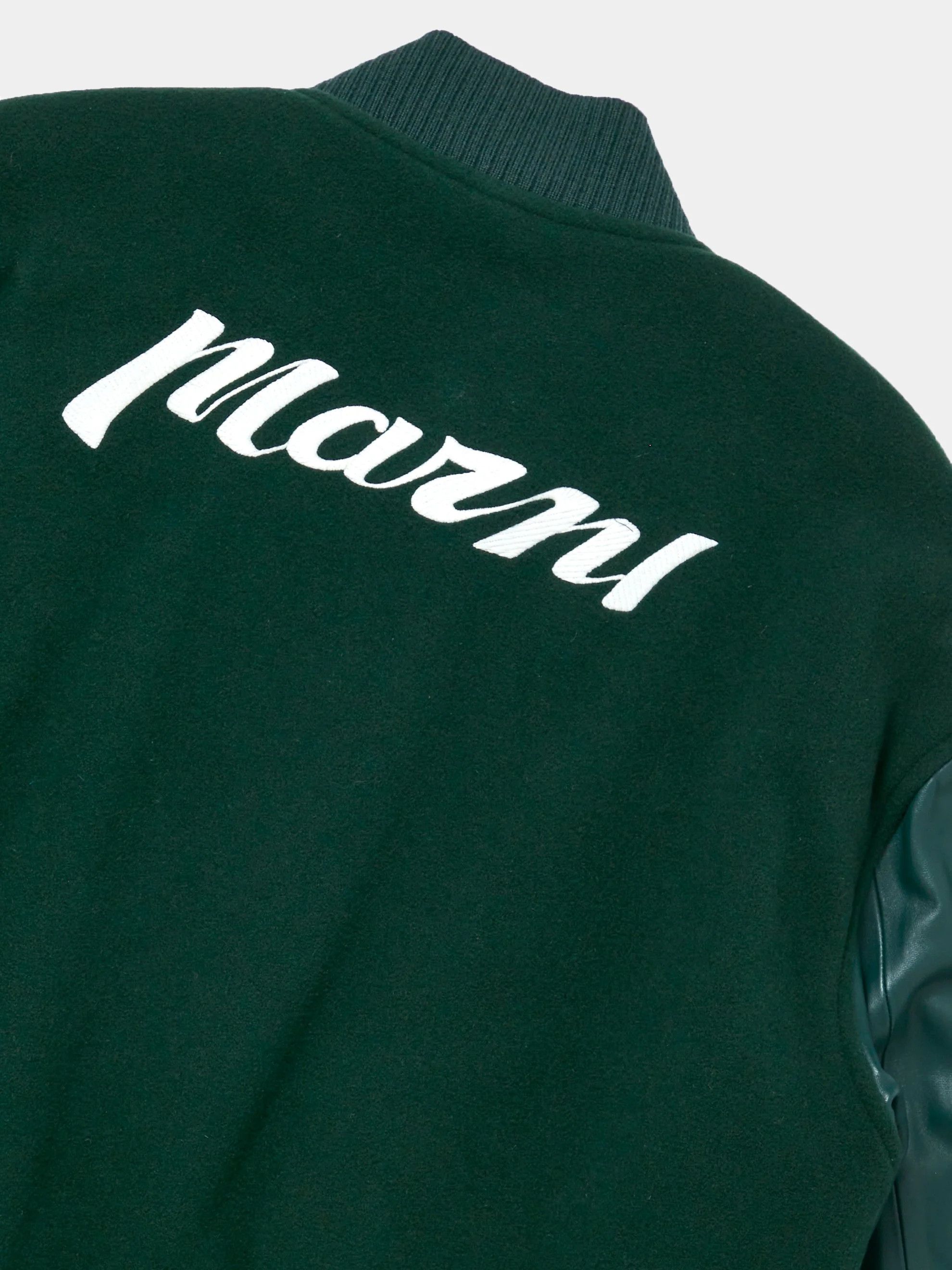 🇮🇹 Marni Felt and Leather Bomber Jacket
