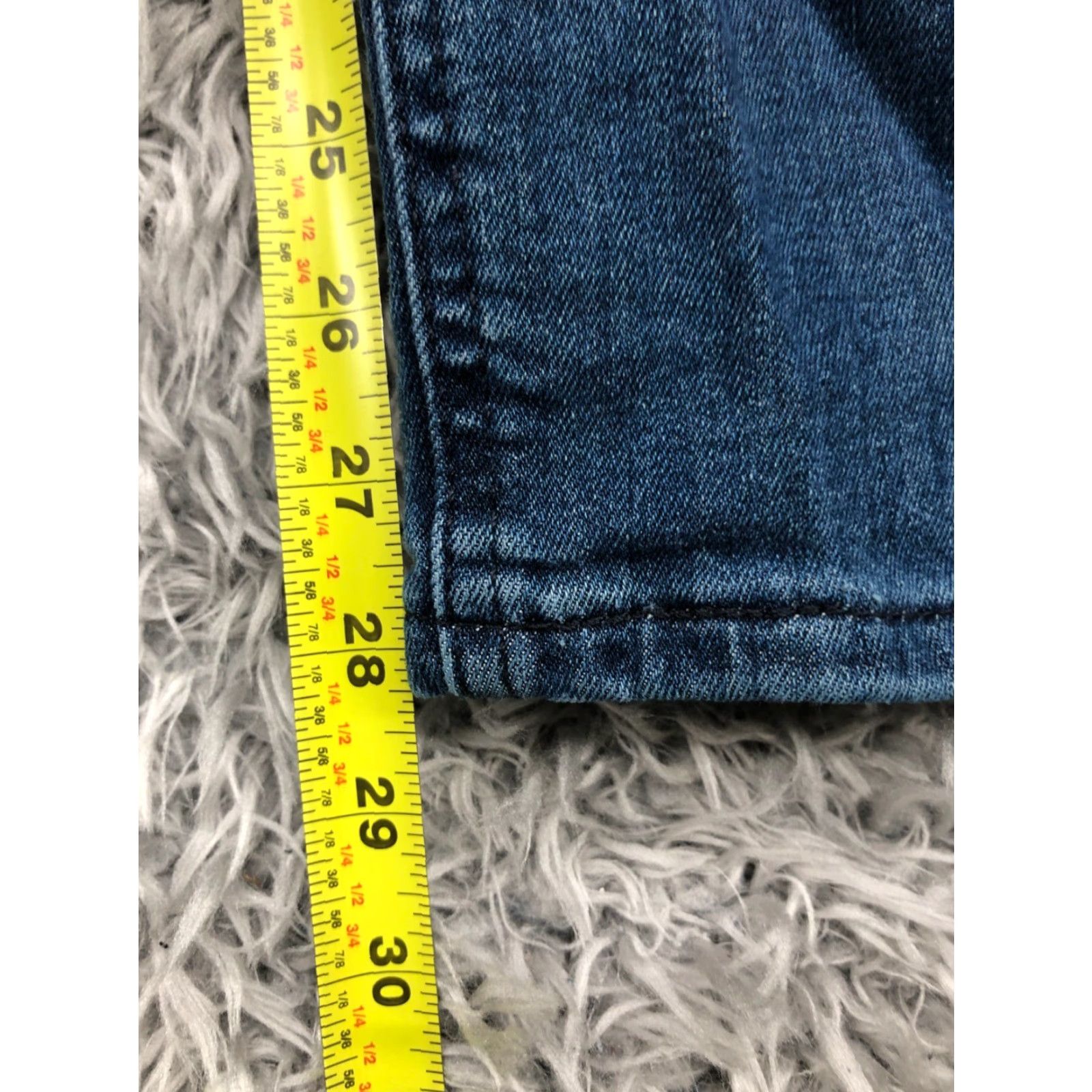 Levi's Levi's 541 Straight Jeans Mens 42x30 Blue Medium Wash Regular Fit Belt Loops 5-Pocket Denim Size US 42 / EU 58 - 3 Thumbnail