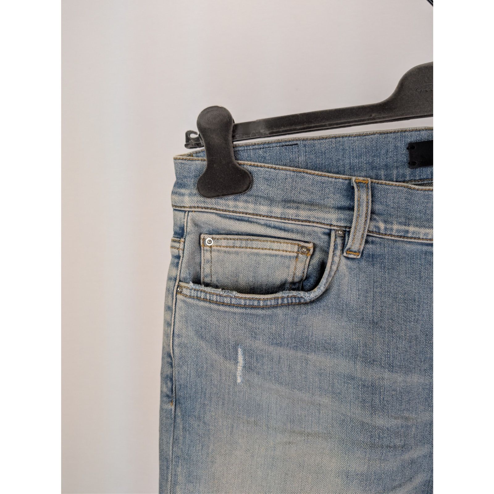 Amiri o1rshd1 Suede MX1 Jean Denim Jeans in Antique Indigo Size US 33 - 5 Thumbnail