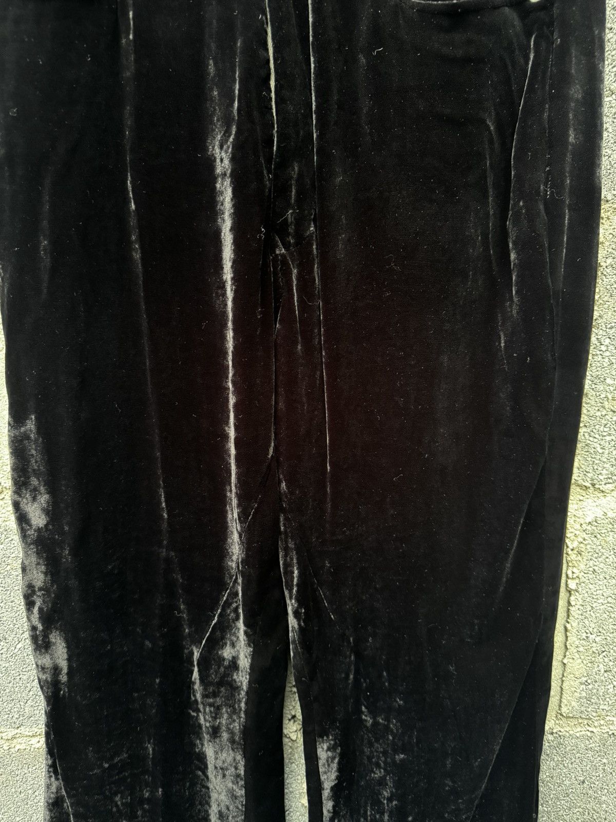 Rick Owens FW22 Rick Owens Bolan Cut Velvet Pants Size US 29 - 4 Thumbnail