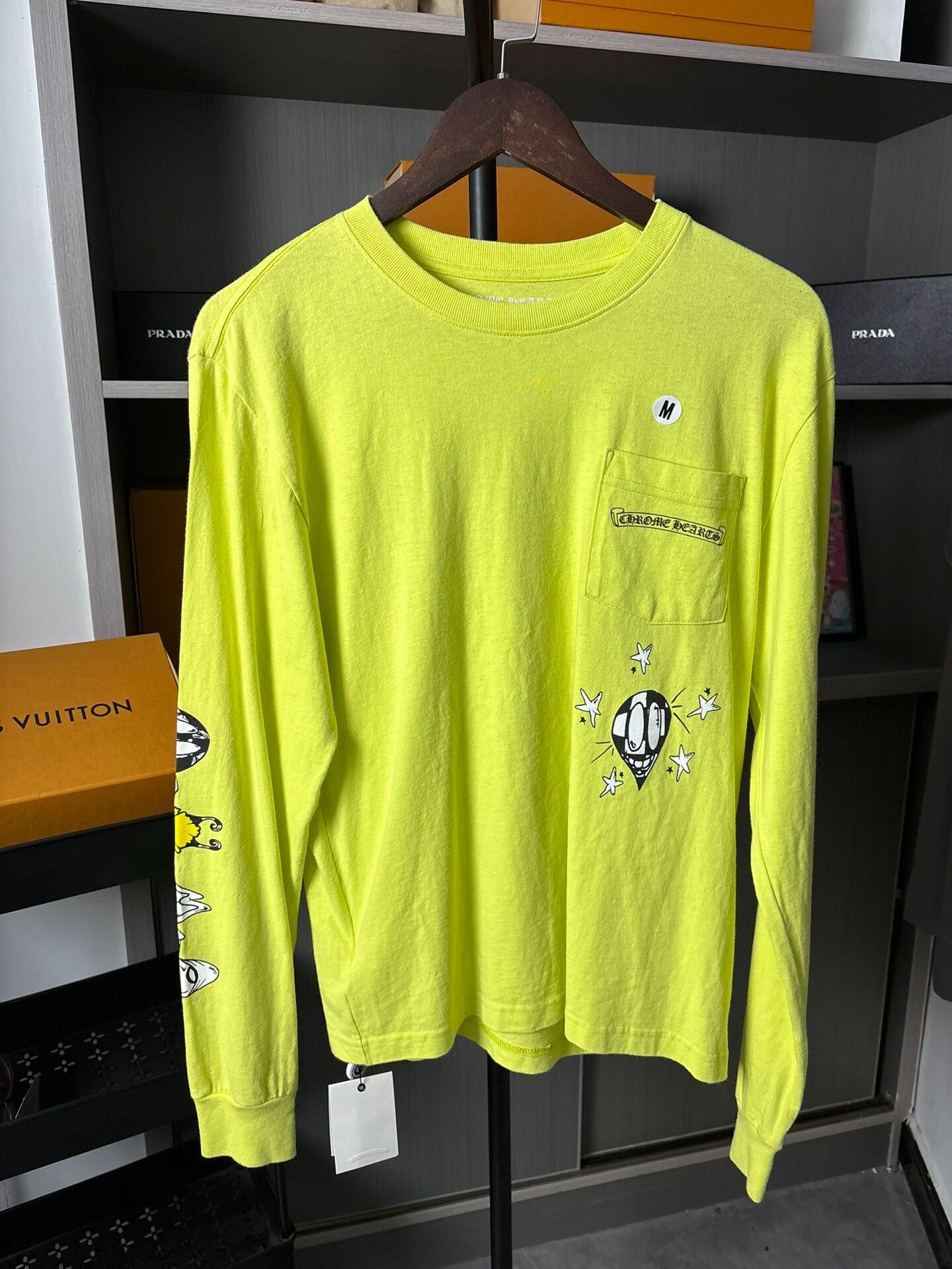 Chrome Hearts Chrome Hearts Glow Green Hoodie M Men Size US M / EU 48-50 / 2 - 1 Thumbnail