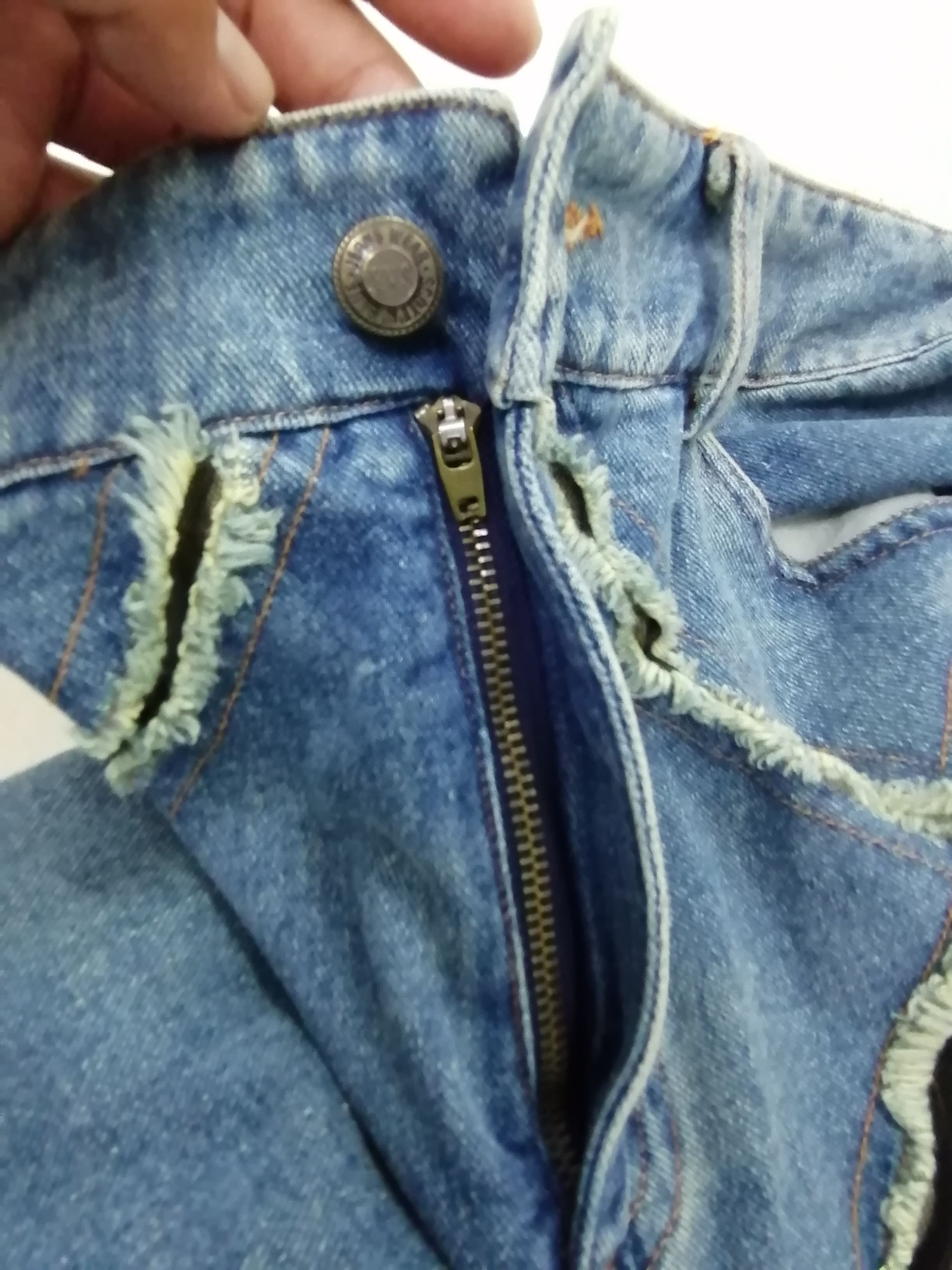 Japanese Brand 💥Rare 💥 Scott N Blue Patch Flare Stretch Jeans Size 32" / US 10 / IT 46 - 12 Thumbnail