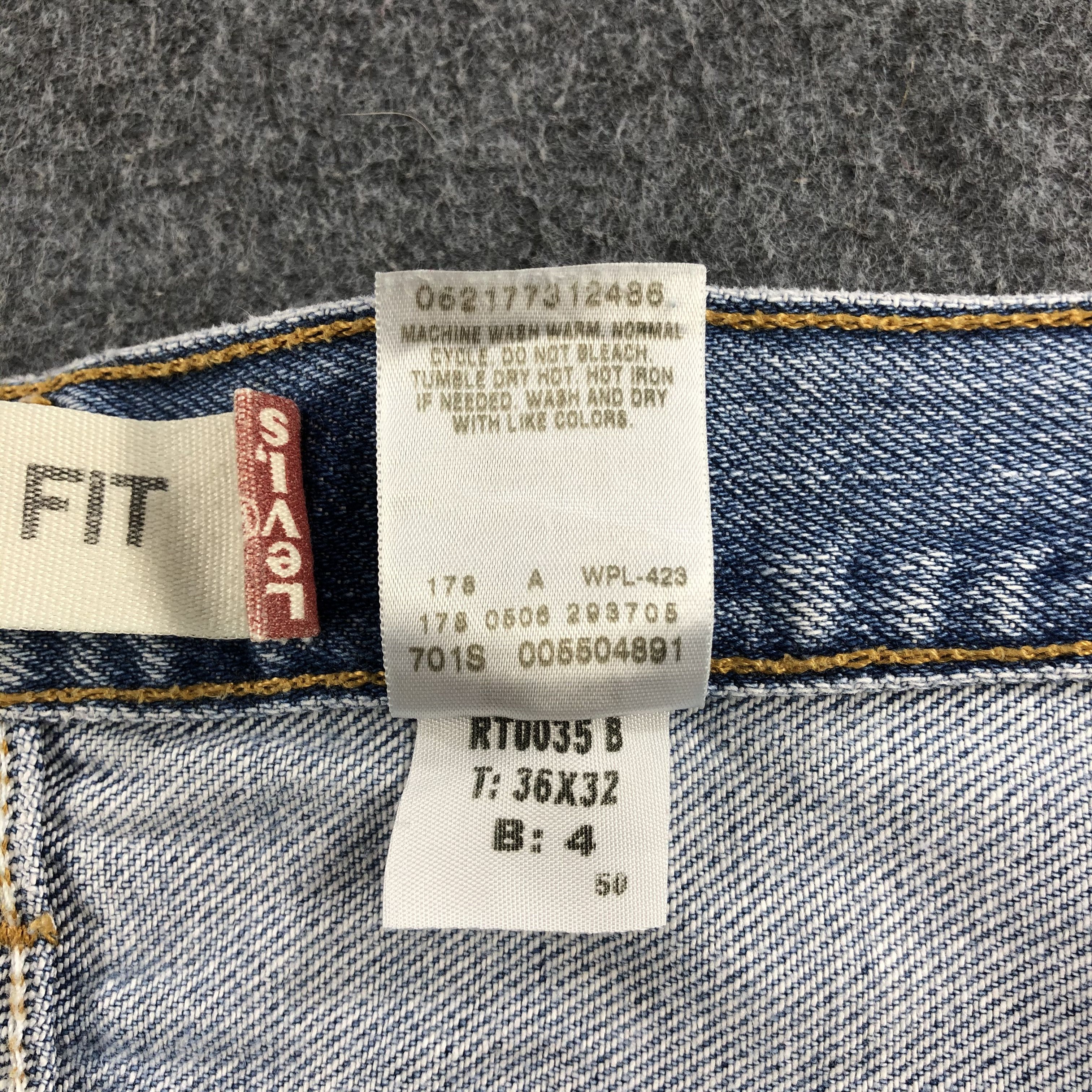 Levi's Vintage Blue Wash Levis 550 Jeans-J1619 Size US 36 / EU 52 - 11 Thumbnail