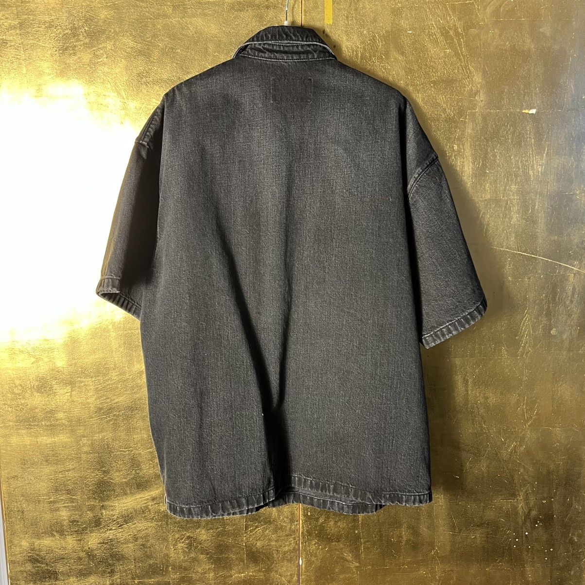 Prada Prada Denim Bowling Shirt Size US XL / EU 56 / 4 - 2 Thumbnail