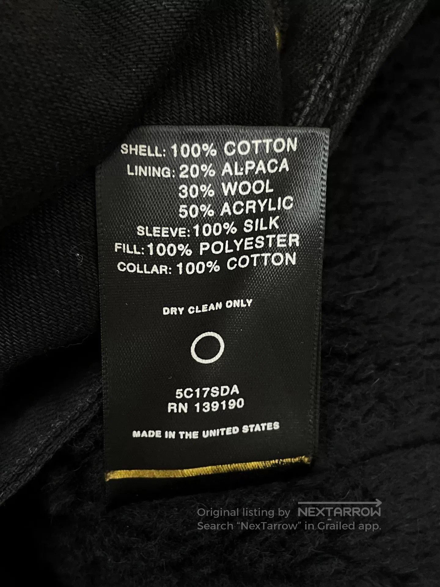 Fear of God Fear of God 5th Heavy Lamb Wool Denim Jacket. Size US M / EU 48-50 / 2 - 5 Thumbnail