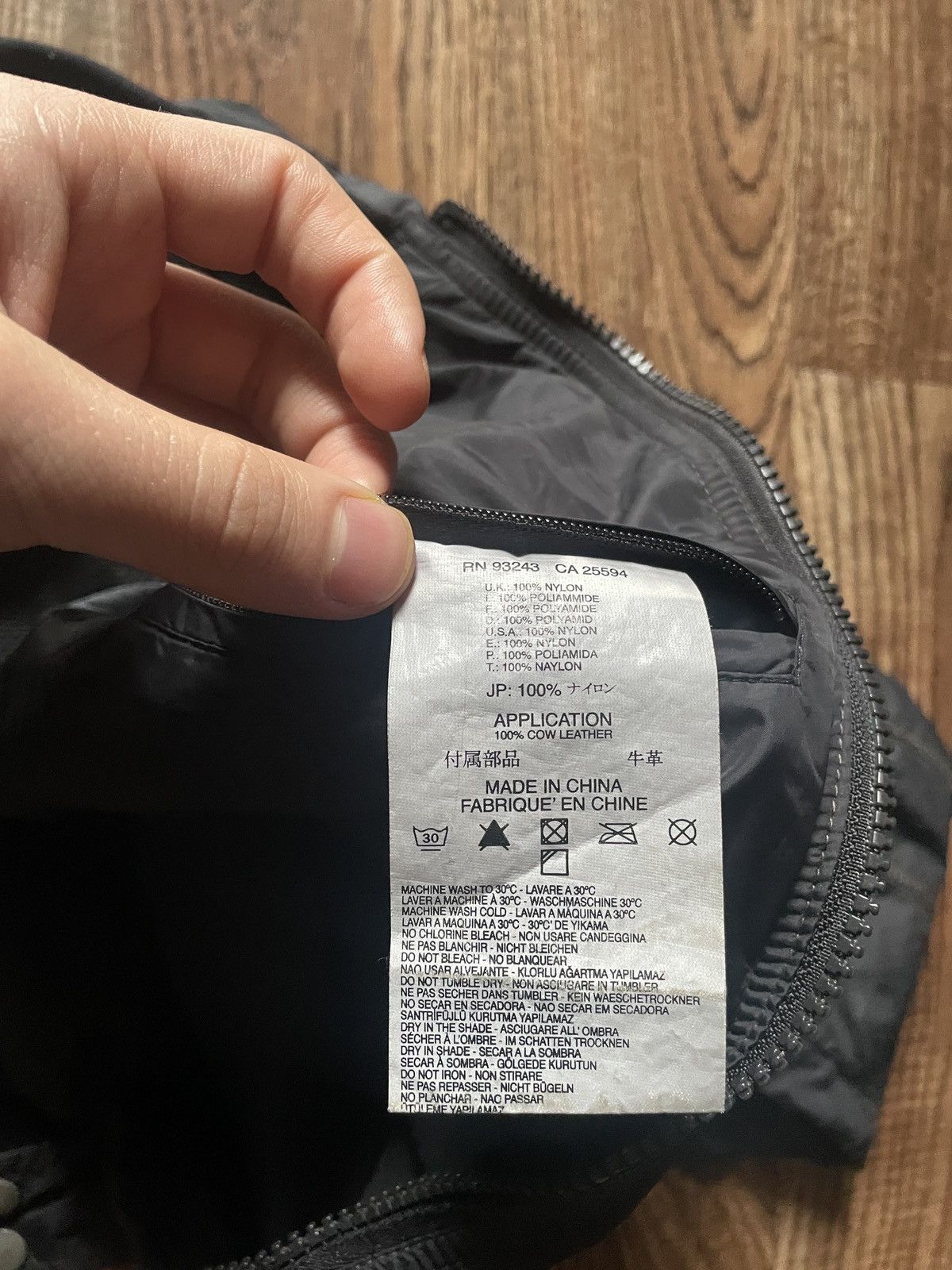 Diesel Vintage Diesel nylon jacket black bomber zipper avant garde Size US S / EU 44-46 / 1 - 10 Thumbnail