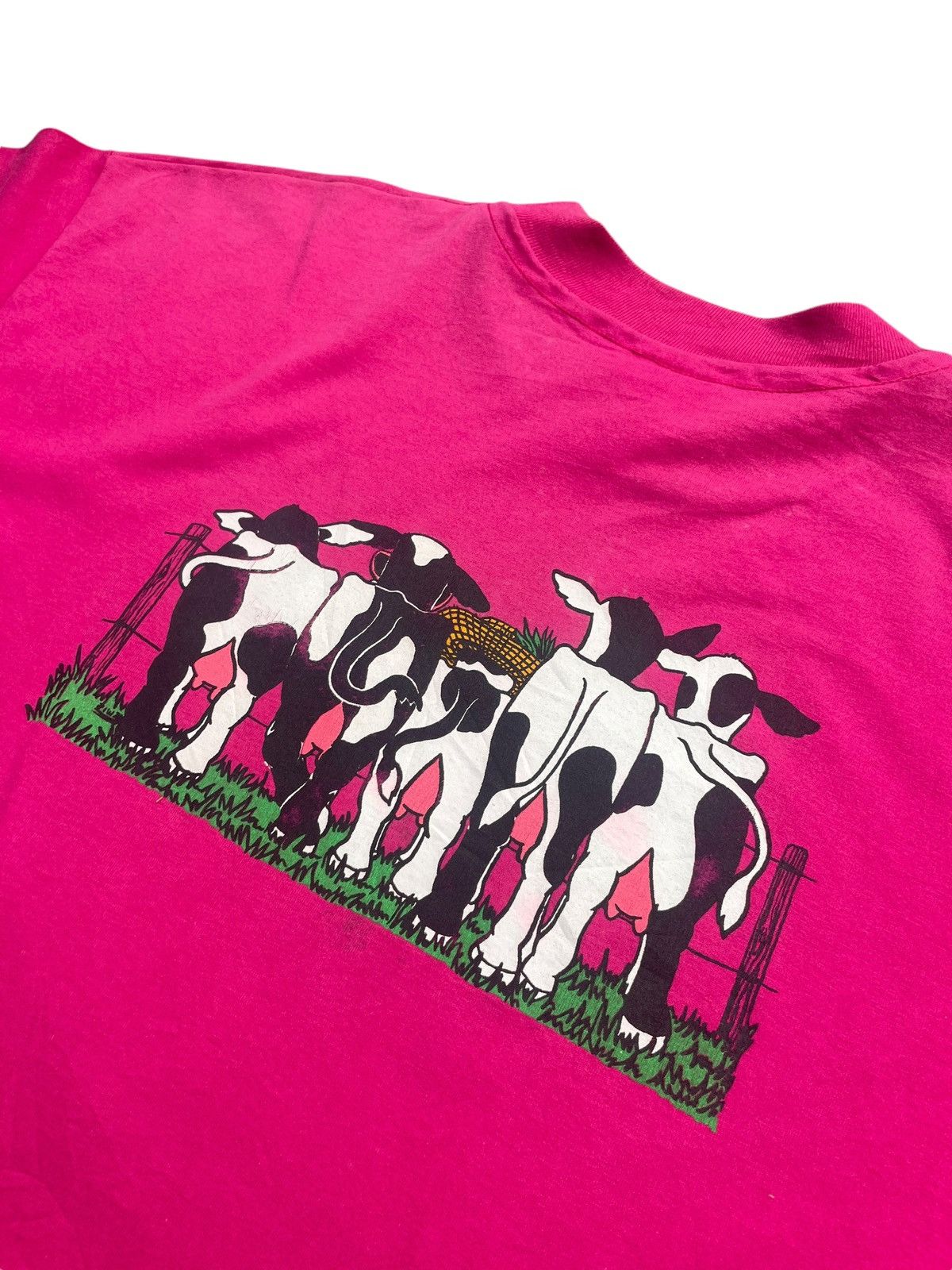 Hanes Vintage Save The Spotted Cow Tshirt Size US XL / EU 56 / 4 - 9 Thumbnail