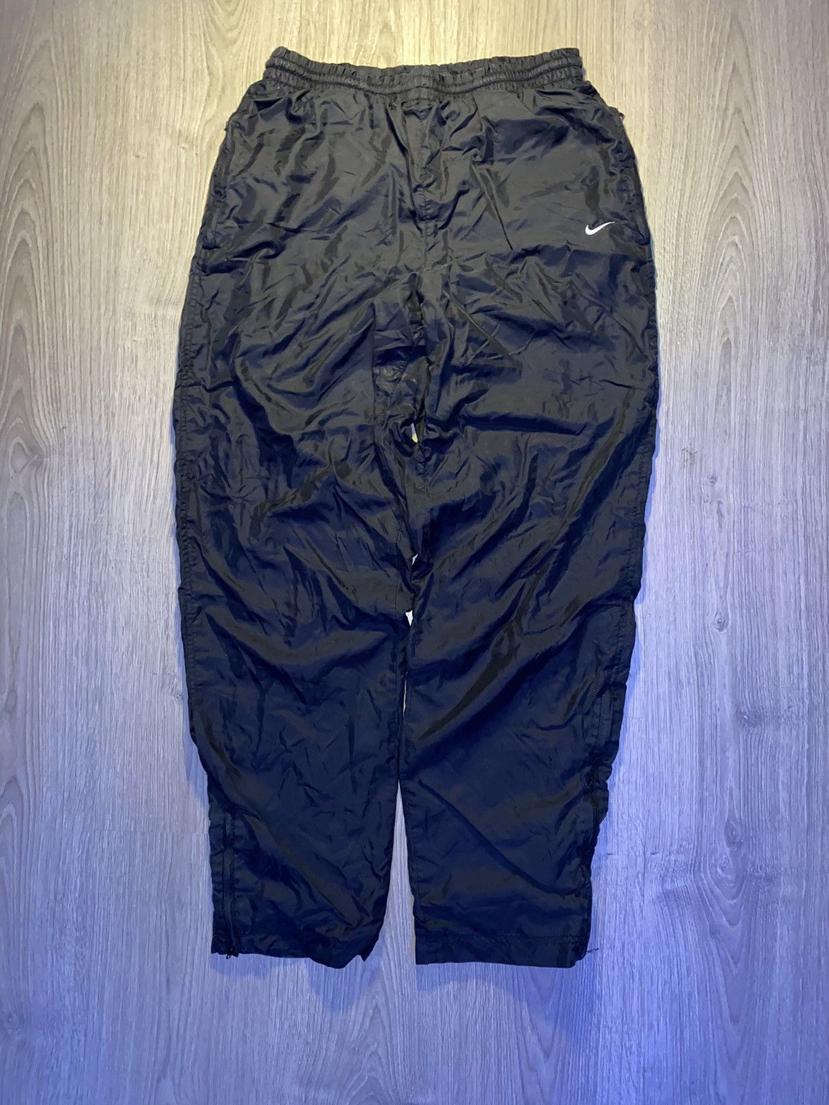 Nike × Vintage Nike Vintage Parachute Y2K Nylon Pants Baggy L M Drill Size US 32 / EU 48 - 1 Thumbnail