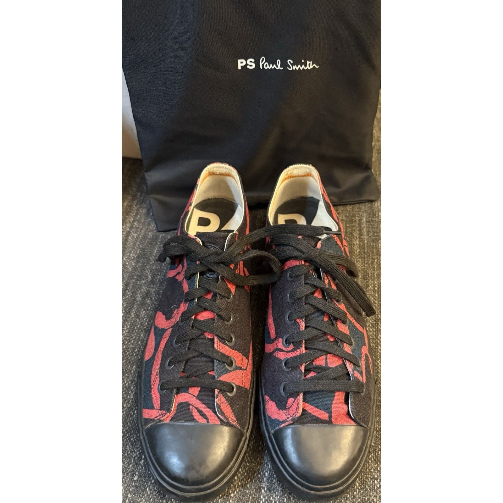 Paul Smith Worn once! Paul Smith abstract print sneakers/trainers US 12 Size US 11 / EU 44 - 4 Thumbnail