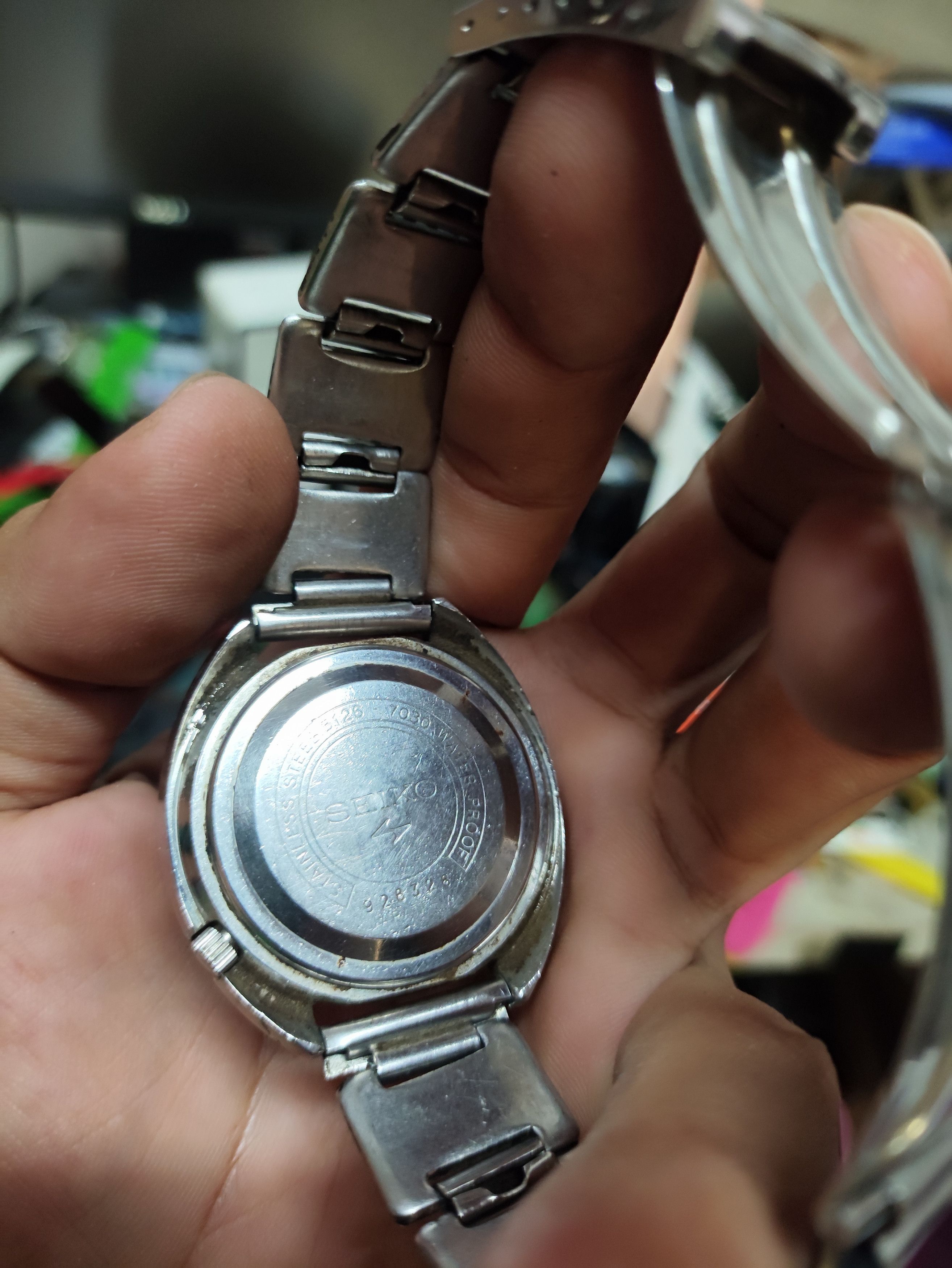 Japanese Brand Vintage 80'S SEIKO AUTOMATIC ENGINE JAPAN MADE Size ONE SIZE - 6 Thumbnail