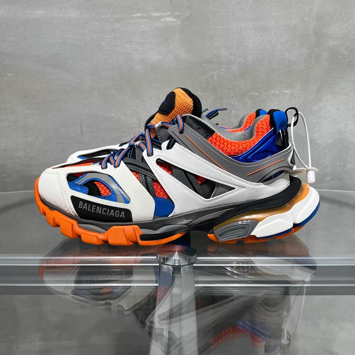 Balenciaga Balenciaga BLCG TRACK White Orange 39 Size US 6 / EU 39 - 3 Thumbnail