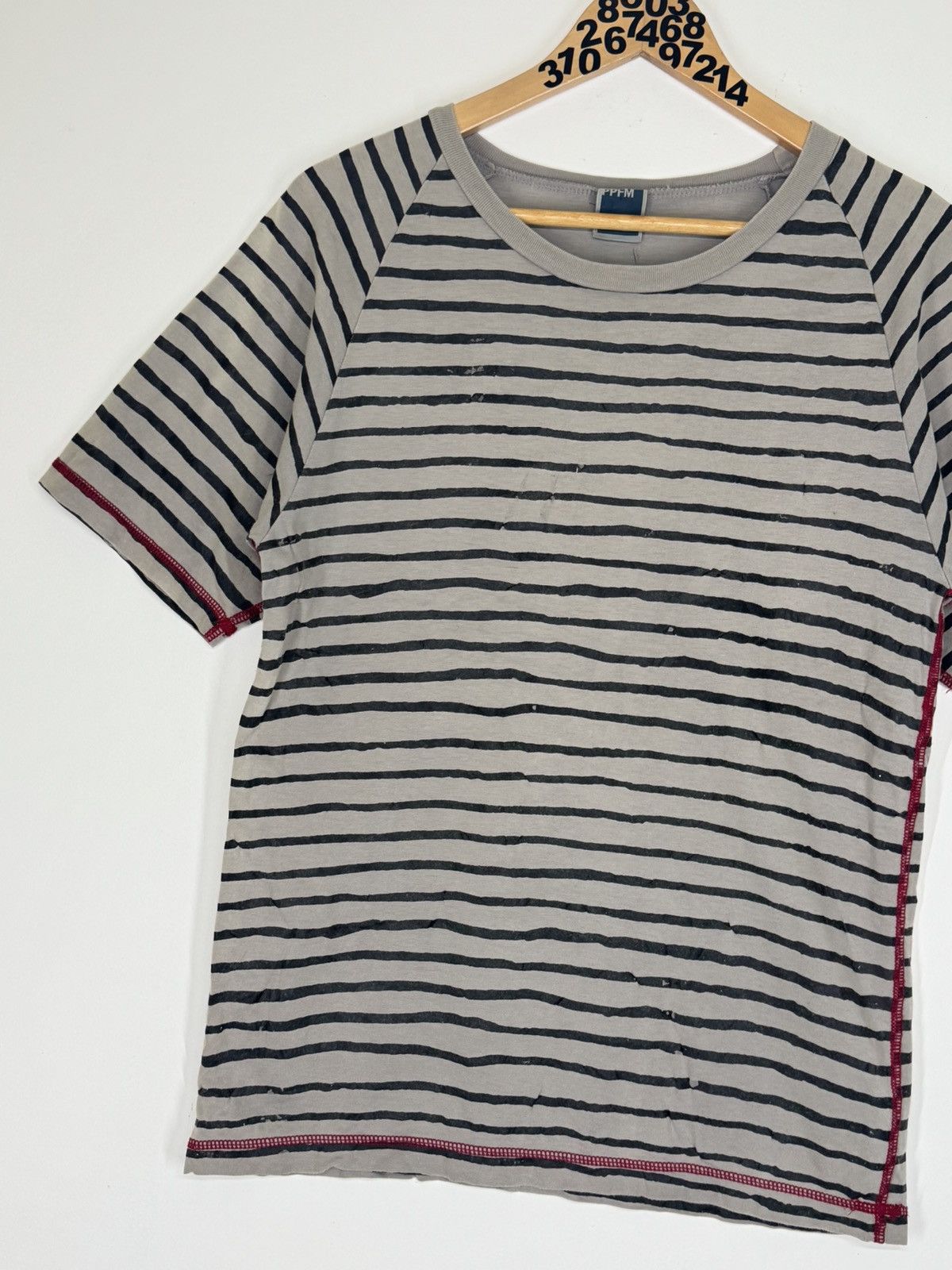 PPFM 🔥Rare🔥Ppfm Stripes Tshirt Size US S / EU 44-46 / 1 - 3 Thumbnail
