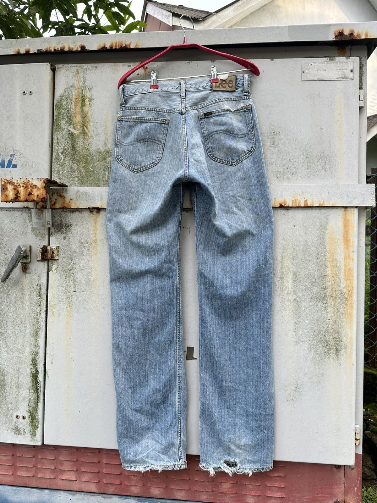 Lee Vintage Lee Riders Sanforized Straight Cut Distressed Jeans Size US 30 / EU 46 - 8 Thumbnail