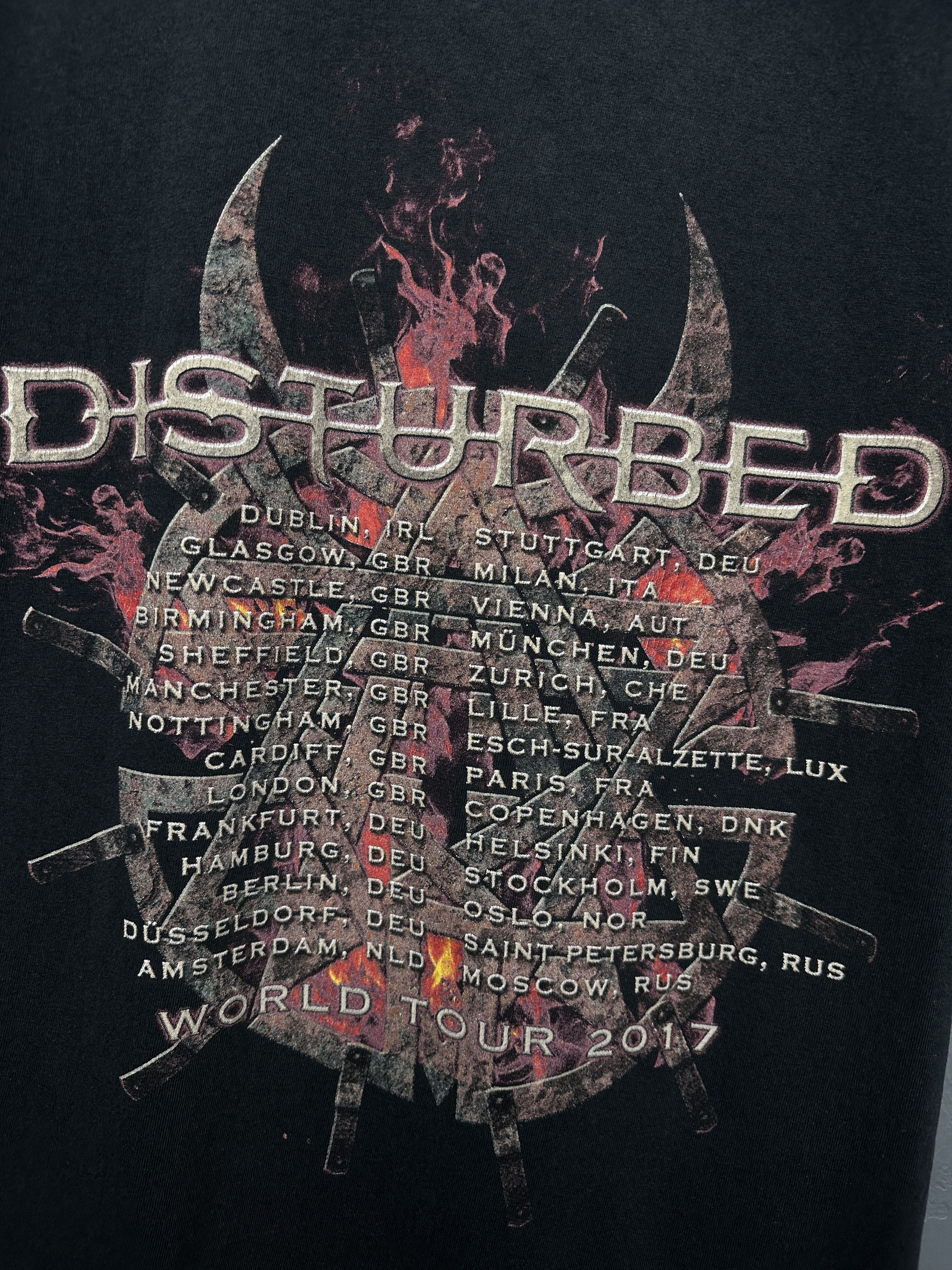 Band Tees Disturbed The Vengeful One Mens Rock Band T-Shirt Size US L / EU 52-54 / 3 - 8 Thumbnail
