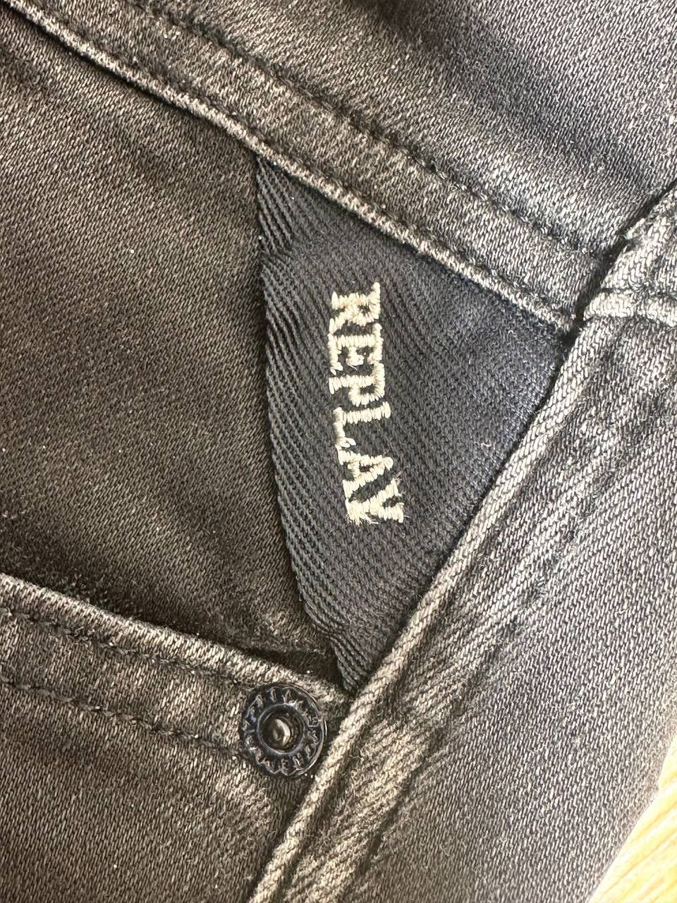 Replay Replay Anbass Jeans Men's W29/L32 Slim Fit Stretch Zip Fly Size US 29 - 6 Thumbnail
