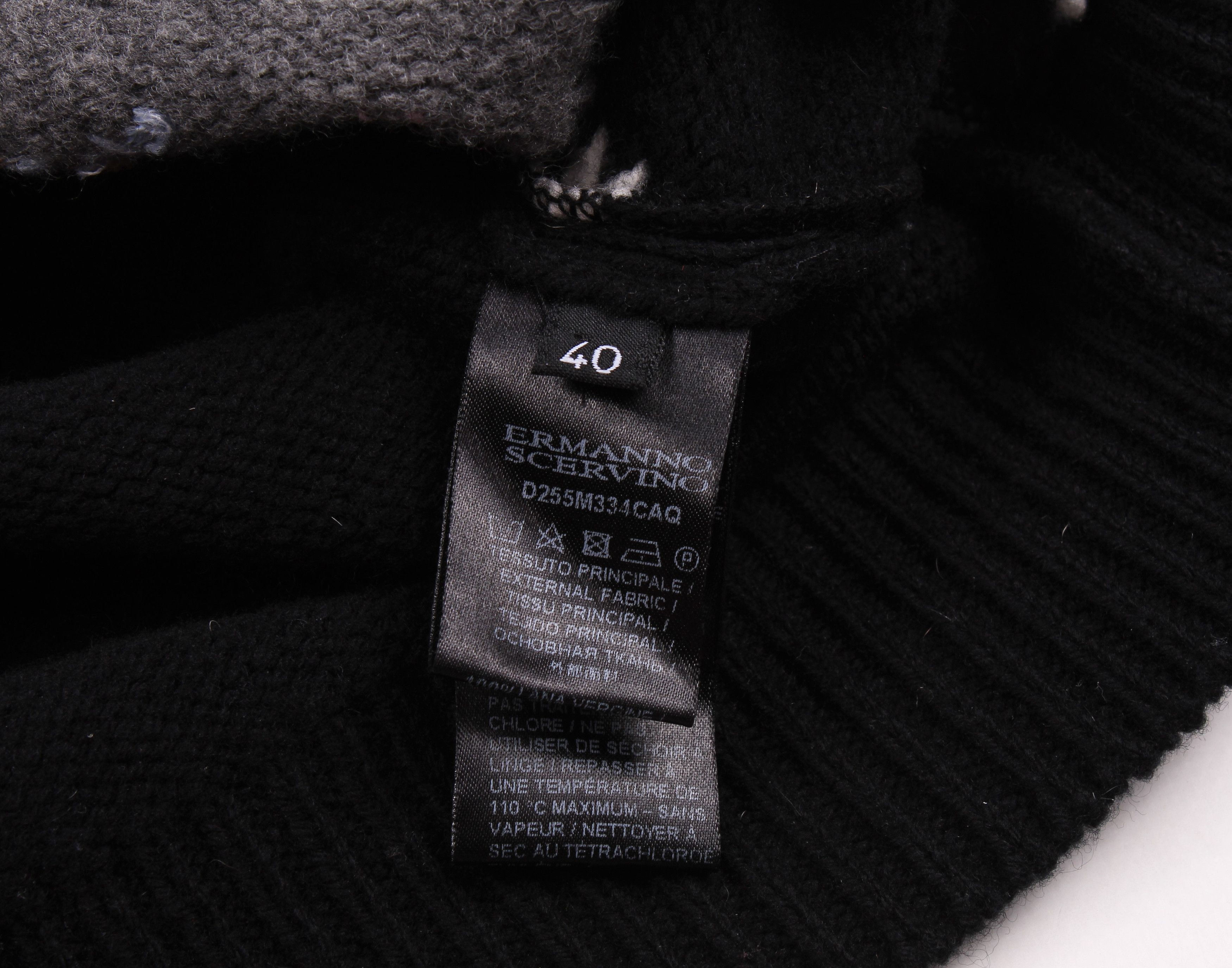 Ermanno Scervino × Vintage Vintage Ermanno Scervino Embroidered Wool Sweater Jumper Size M / US 6-8 / IT 42-44 - 7 Thumbnail