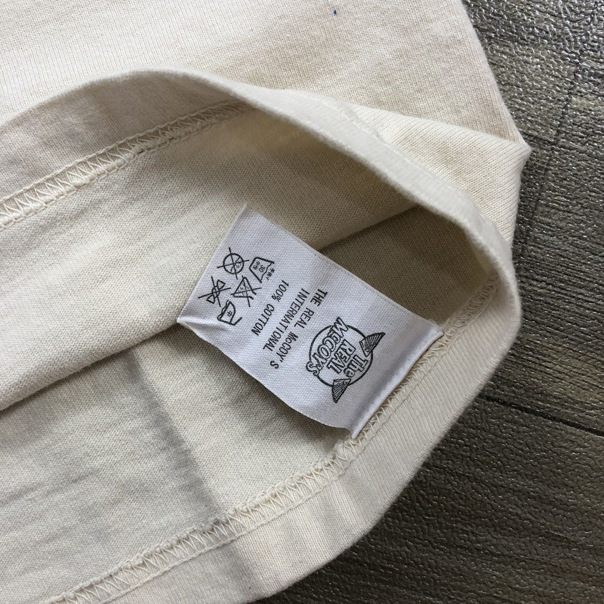 The Real McCoy's × Vintage Vintage The Real Mccoy's Stewart Spedometer Ringer Tee Size US M / EU 48-50 / 2 - 12 Thumbnail