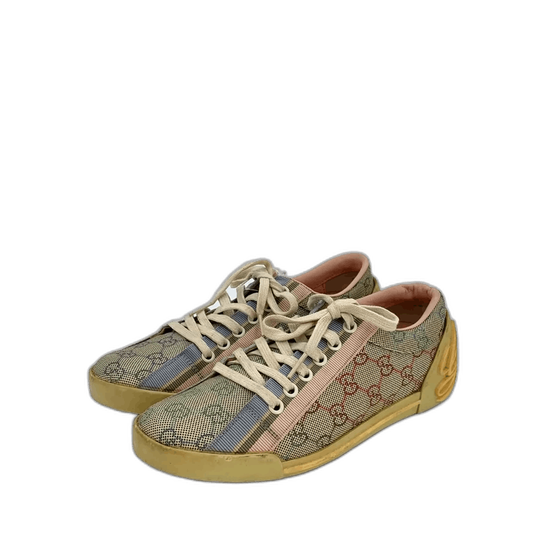 Gucci Gucci Casual Logo Sneakers Size 35.5 Size US 5.5 / EU 38 - 1 Thumbnail