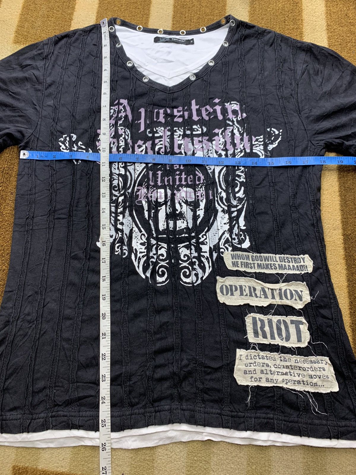 Beauty Beast Crazy Sick GOTHIC Poem apestein double layer Size US M / EU 48-50 / 2 - 7 Thumbnail