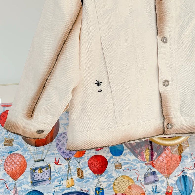 Dior Dior Contrasting denim jacket Size XXS / US 00 / IT 34 - 6 Thumbnail