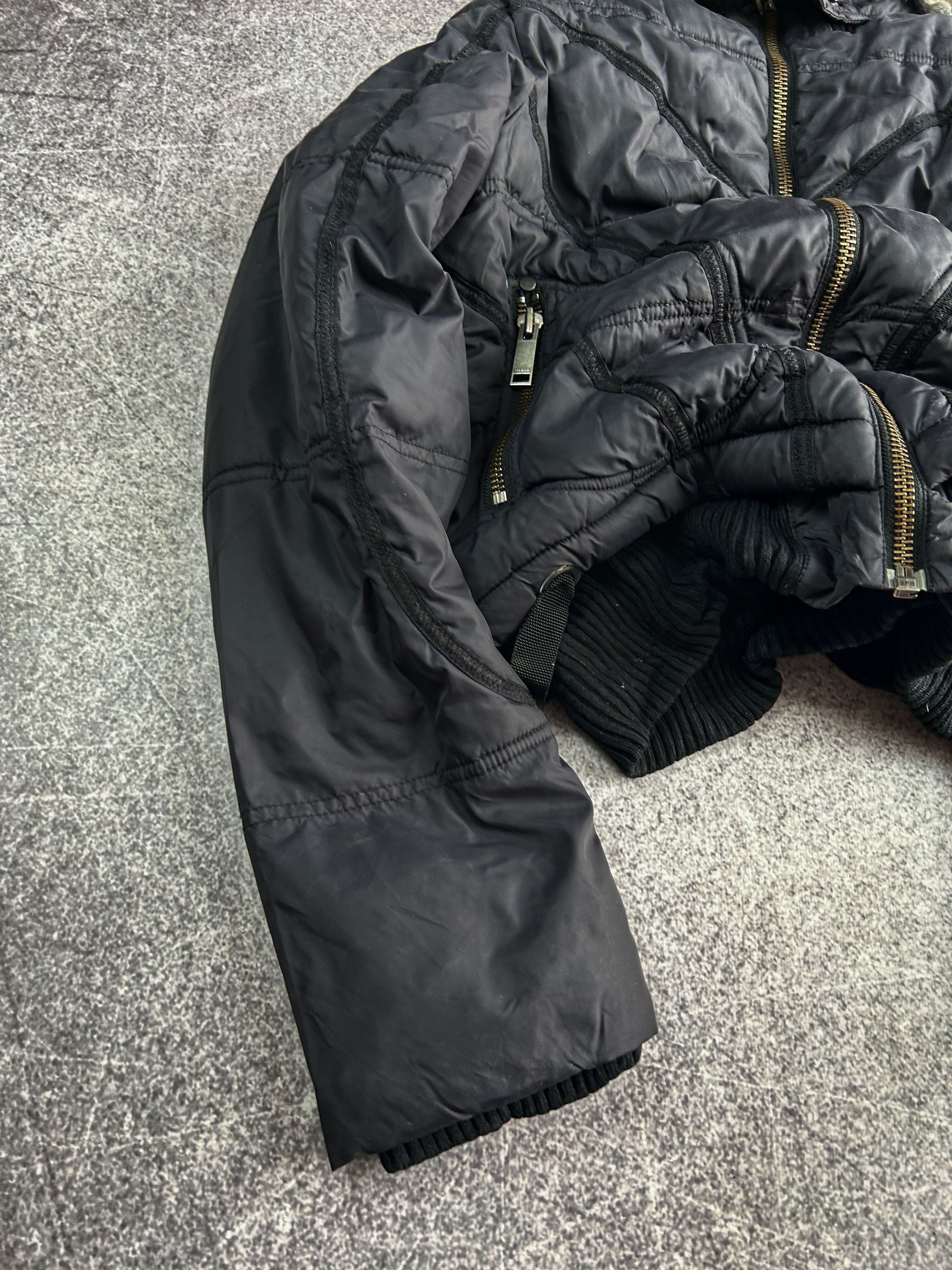 Vintage VTG Junya Watanabe Rick Owens Style Cargo Fur Jacket 90s Size US S / EU 44-46 / 1 - 3 Thumbnail