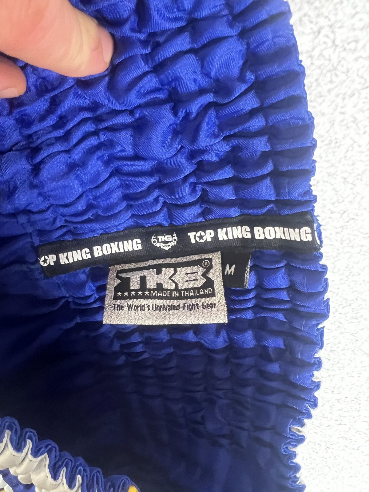 Japanese Brand Vintage Muay Thai Boxing Top King Dragon Flame Shorts Size US 32 / EU 48 - 8 Thumbnail