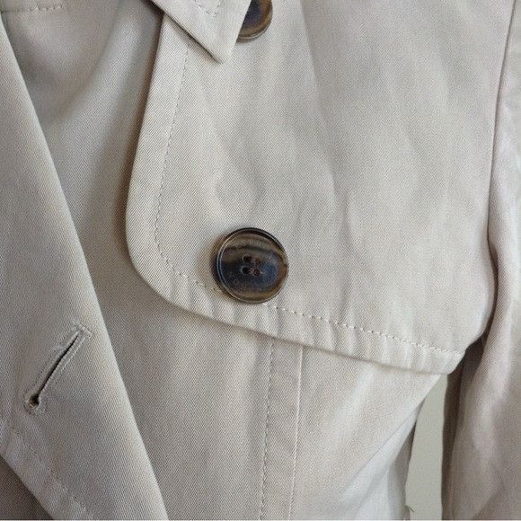 Other Gryphon New York NY Double Breasted Trench Coat Beige Size M / US 6-8 / IT 42-44 - 5 Thumbnail
