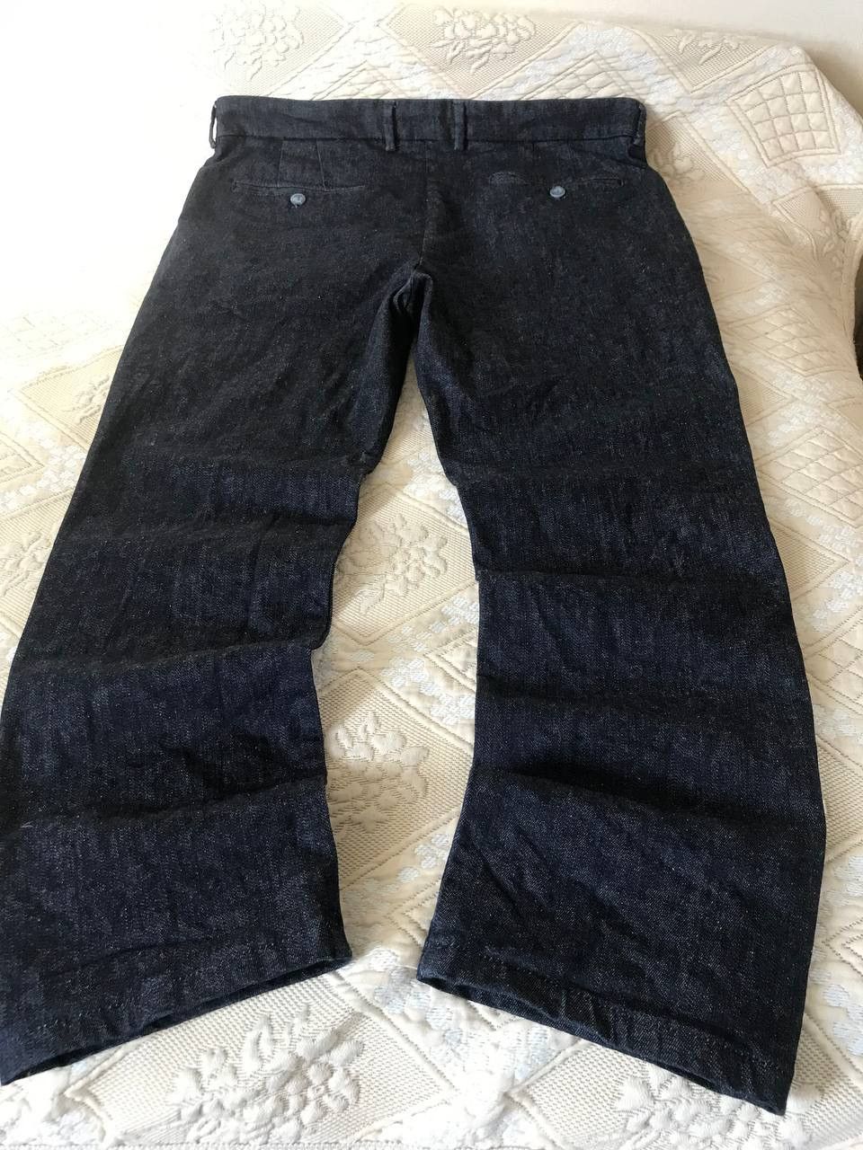 Other 🔥 Cruna Brera Mens Denim Trousers Italy Pants Size 52 Suit Size US 36 / EU 52 - 9 Thumbnail