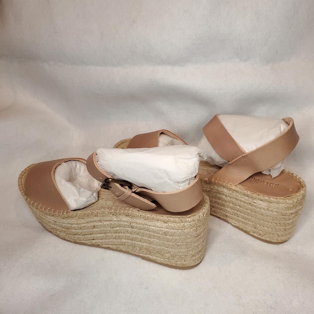 Soludos NIB! Soludos Dove Gray Minorca Platform Sandals Size US 11 / IT 41 - 5 Thumbnail